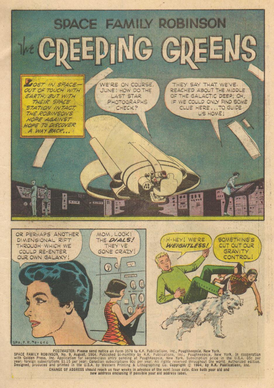 Read online Space Family Robinson comic -  Issue #9 - 3