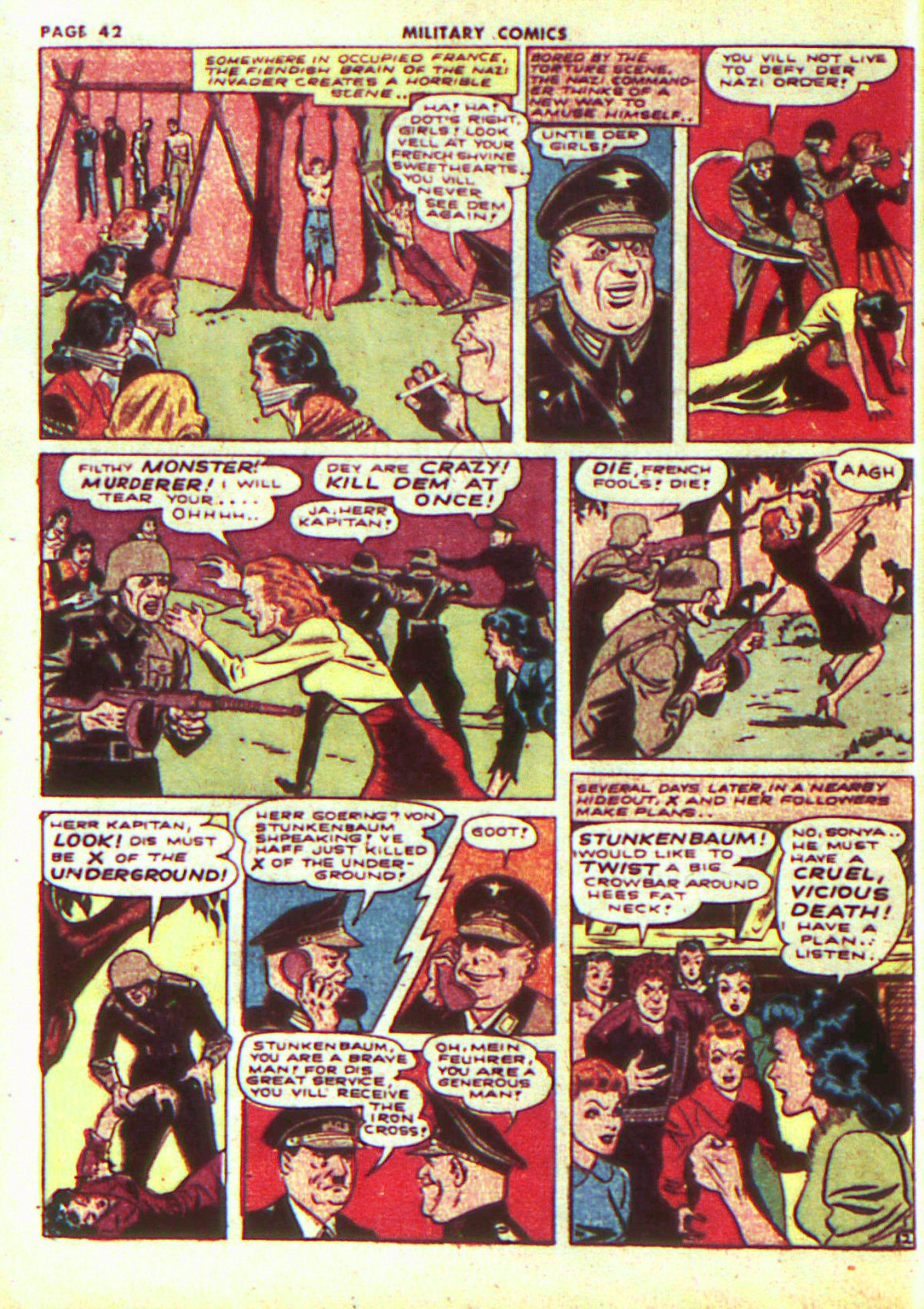 Read online Military Comics comic -  Issue #13 - 44