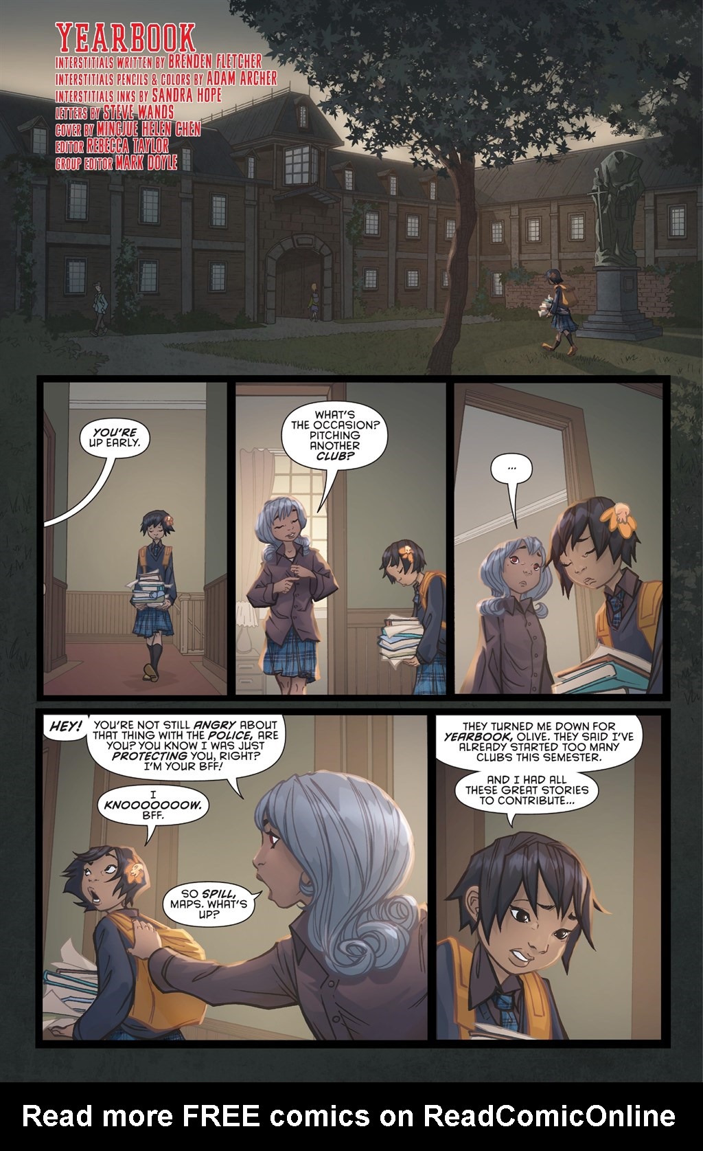 Read online Gotham Academy comic -  Issue # _The Complete Collection (Part 4) - 5