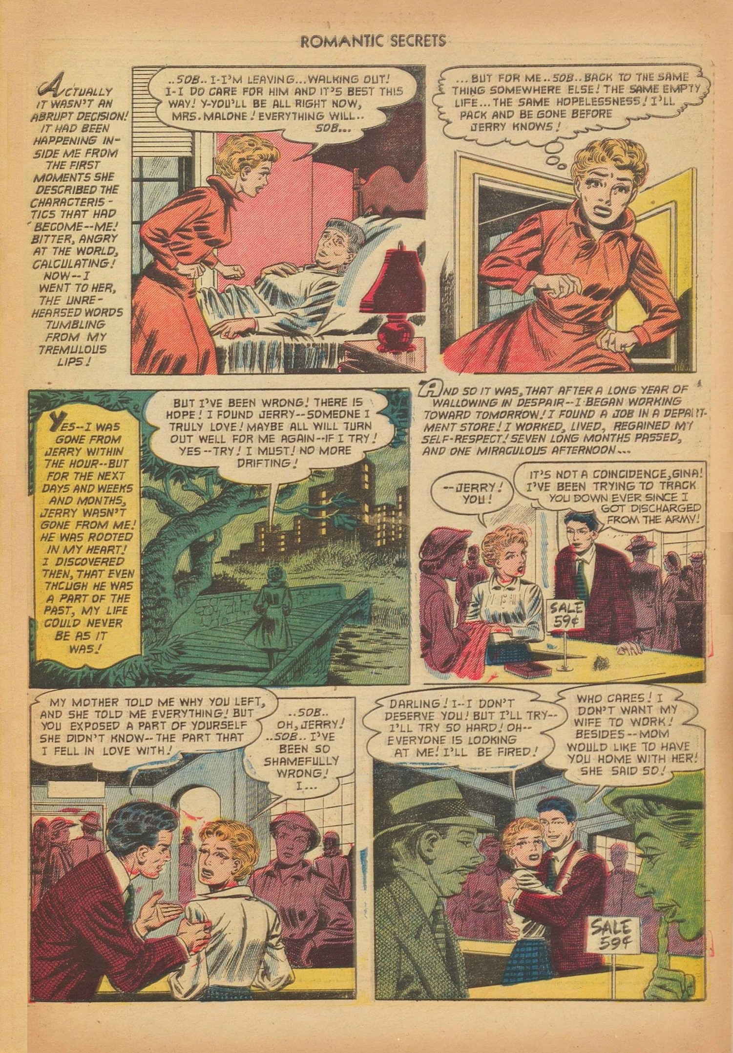 Read online Romantic Secrets comic -  Issue #35 - 13