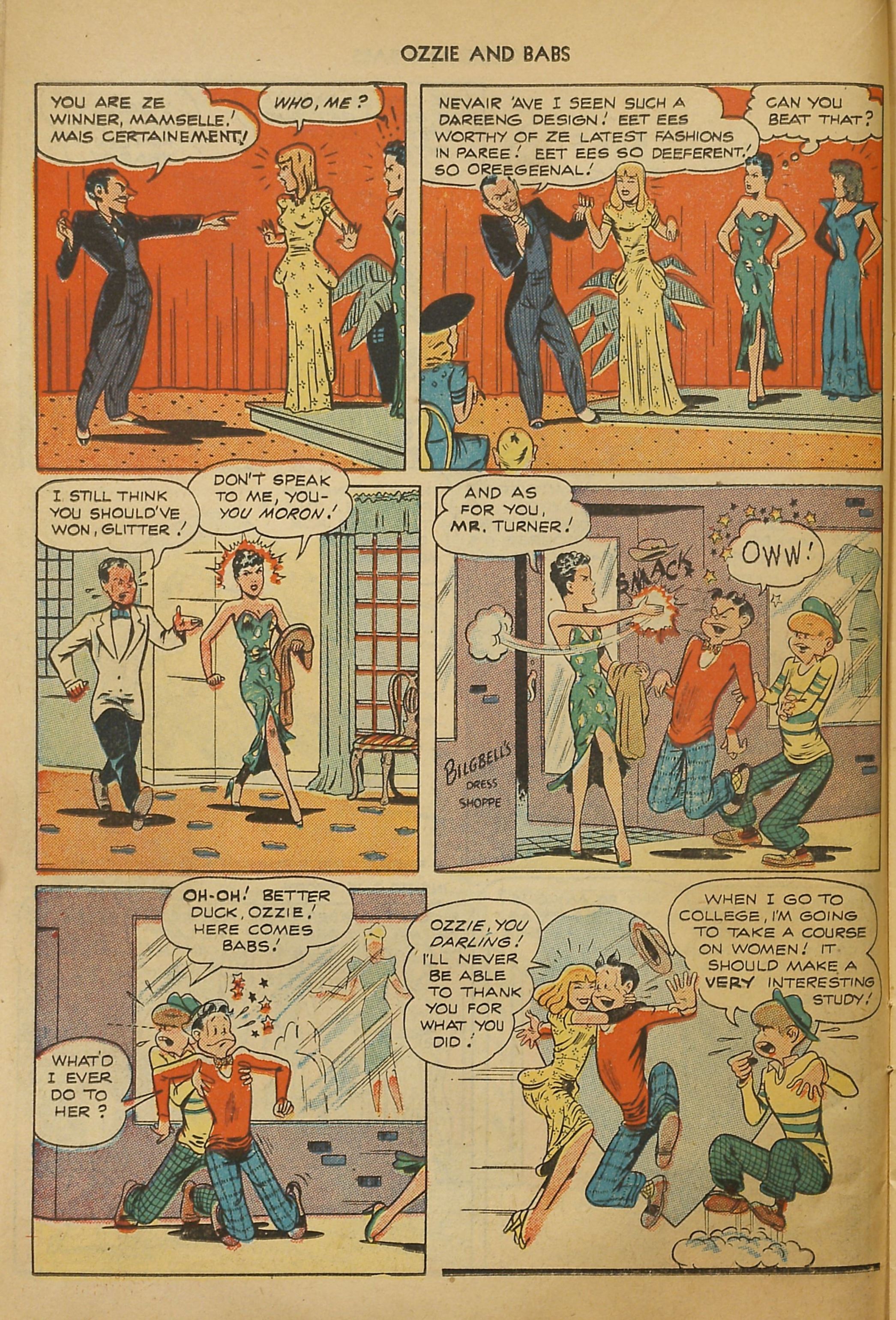 Read online Ozzie And Babs comic -  Issue #1 - 14