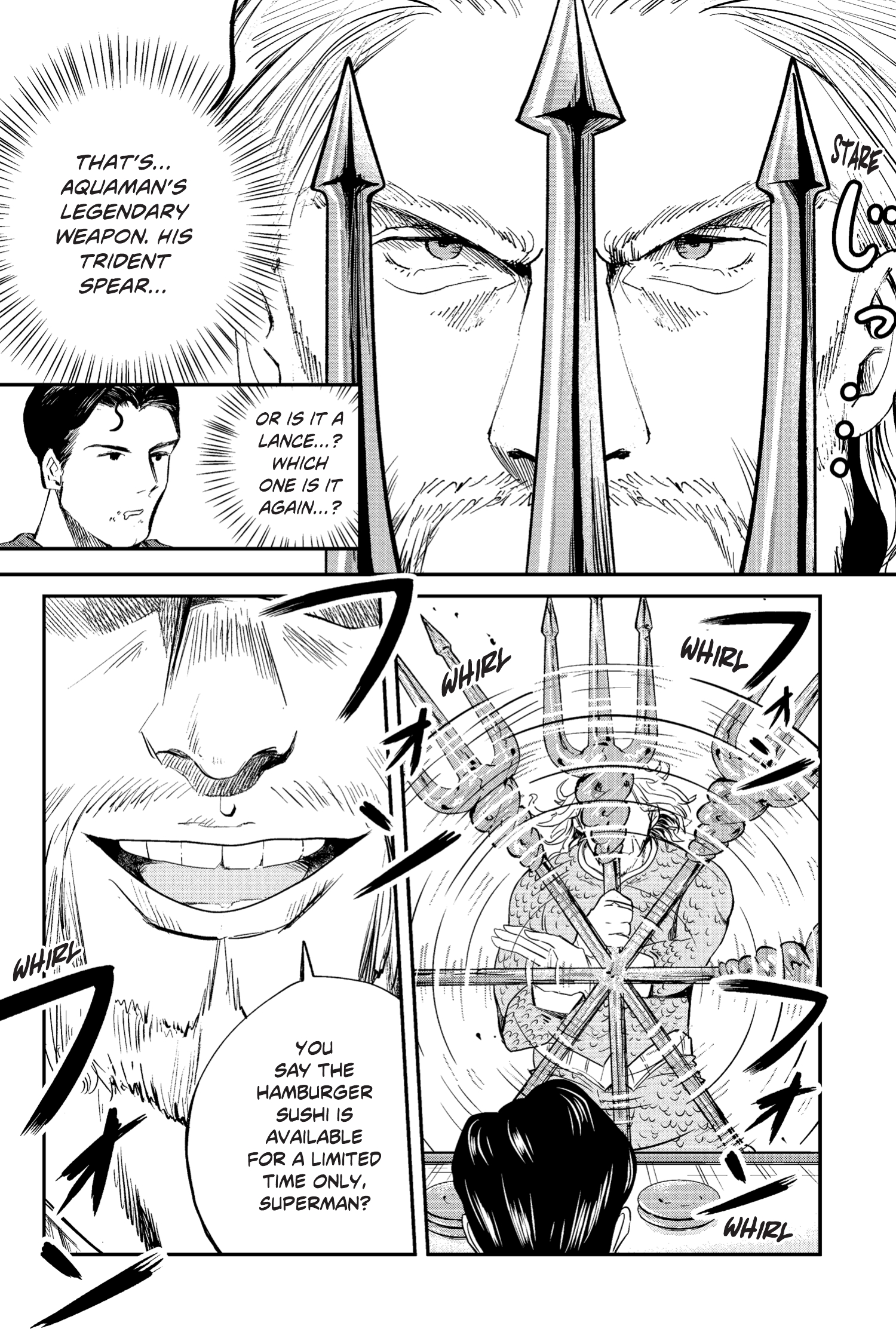 Read online Superman vs. Meshi comic -  Issue #6 - 17