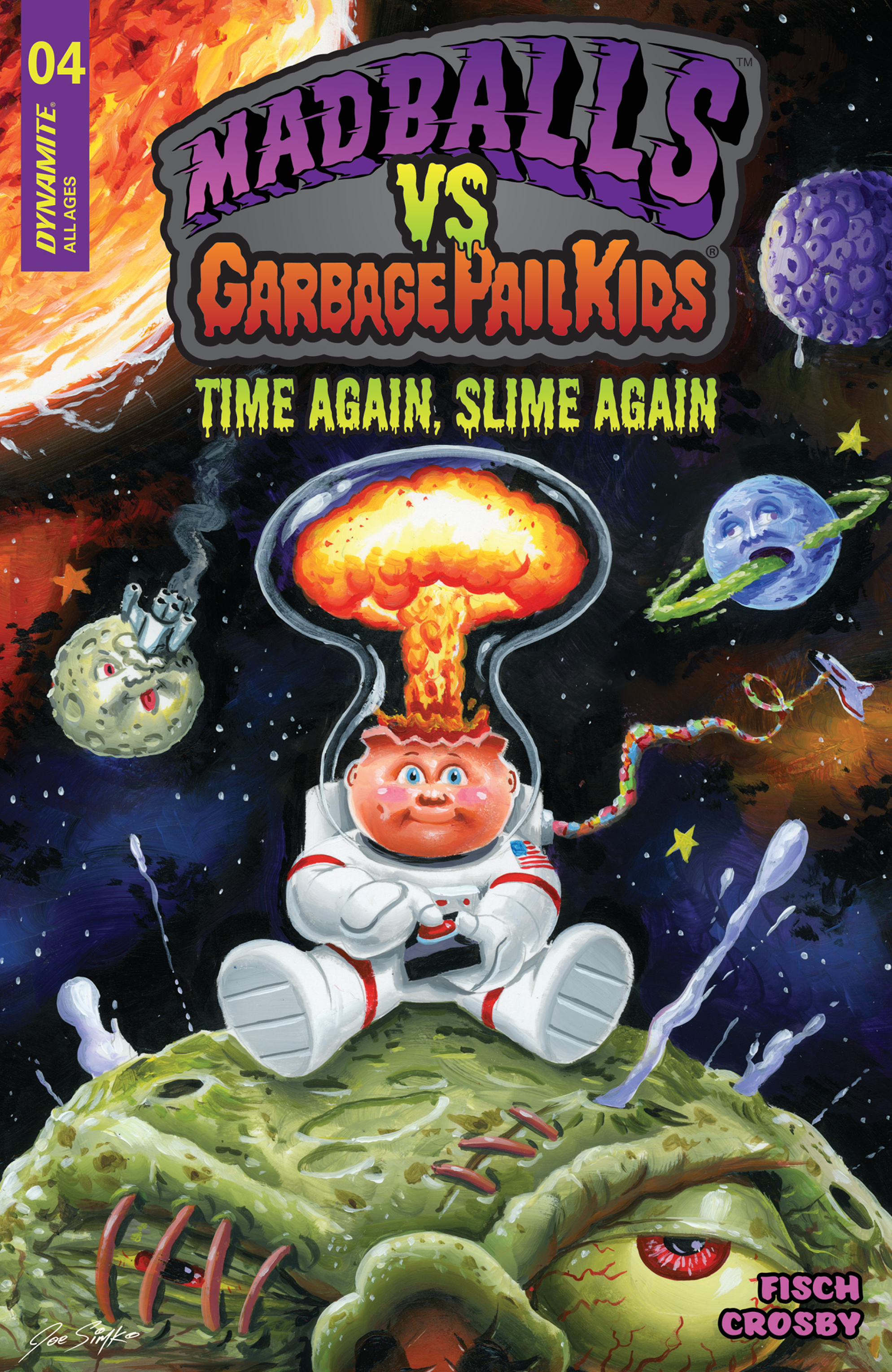 Read online Madballs vs Garbage Pail Kids – Time Again, Slime Again comic -  Issue #4 - 1