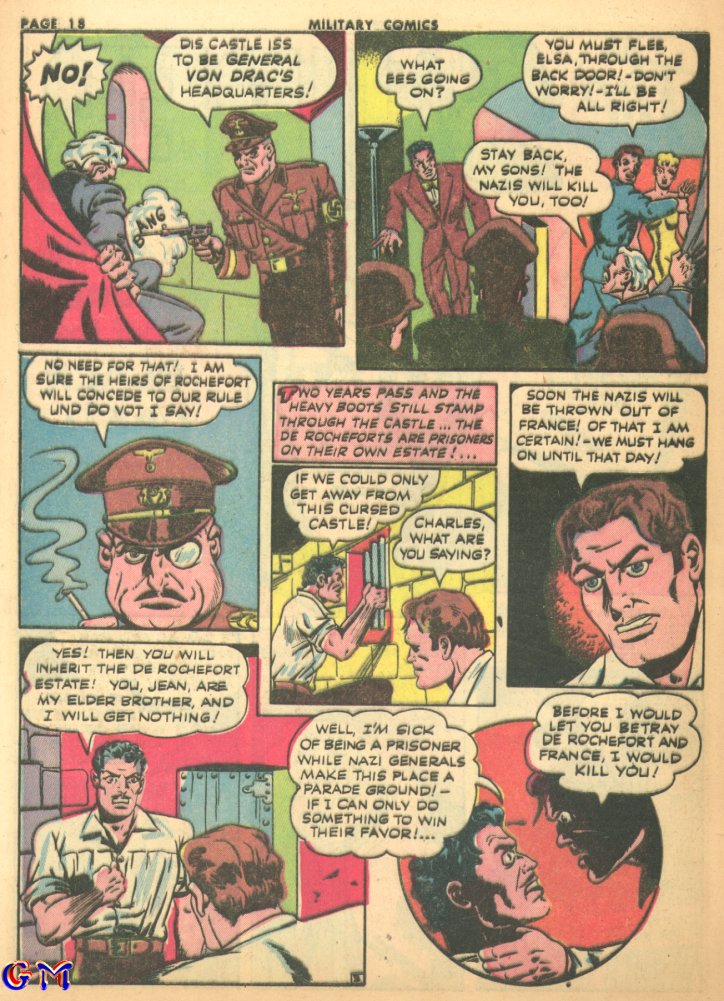 Read online Military Comics comic -  Issue #17 - 20