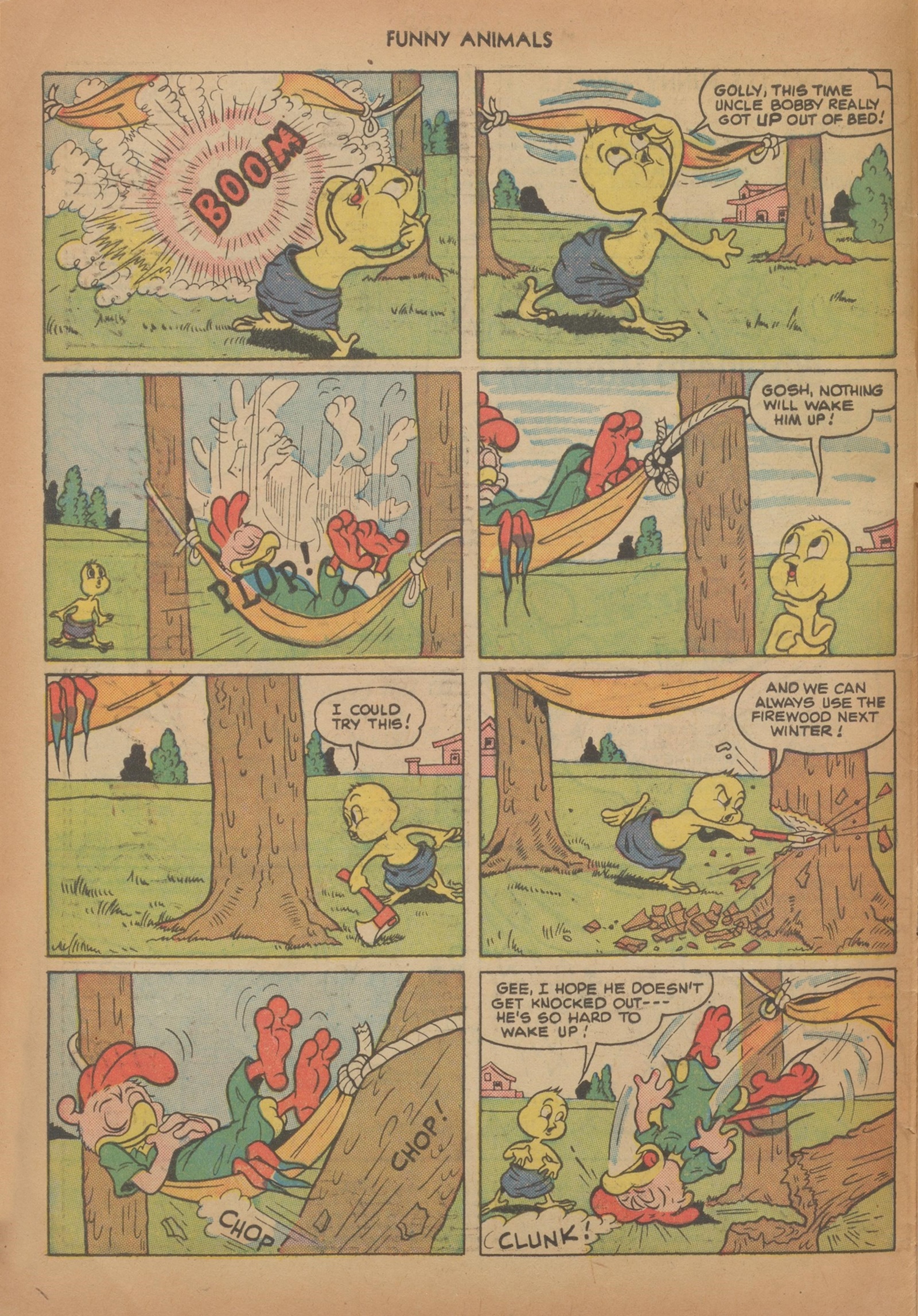 Read online Fawcett's Funny Animals comic -  Issue #71 - 4