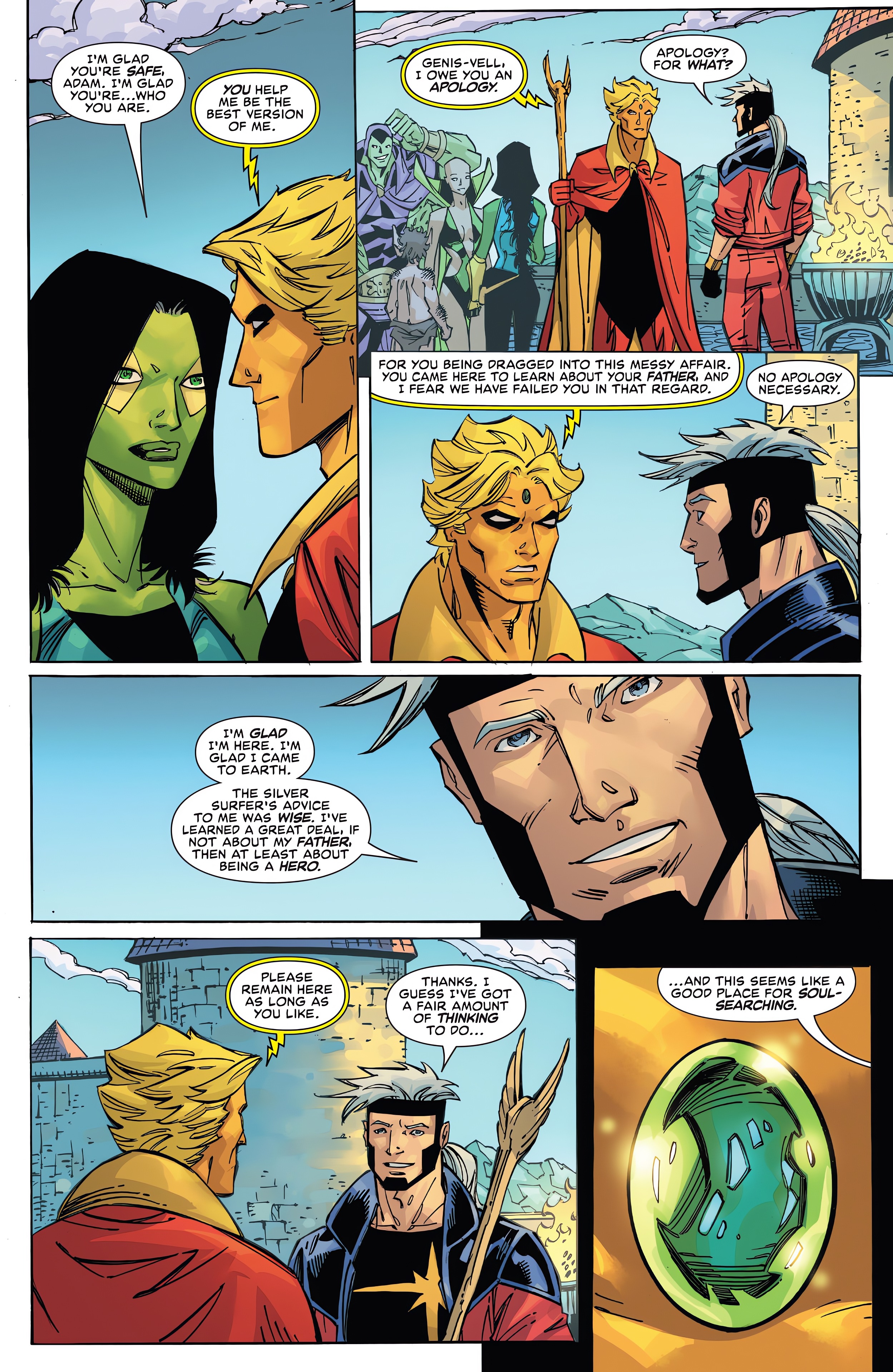 Read online Warlock: Rebirth comic -  Issue #5 - 19