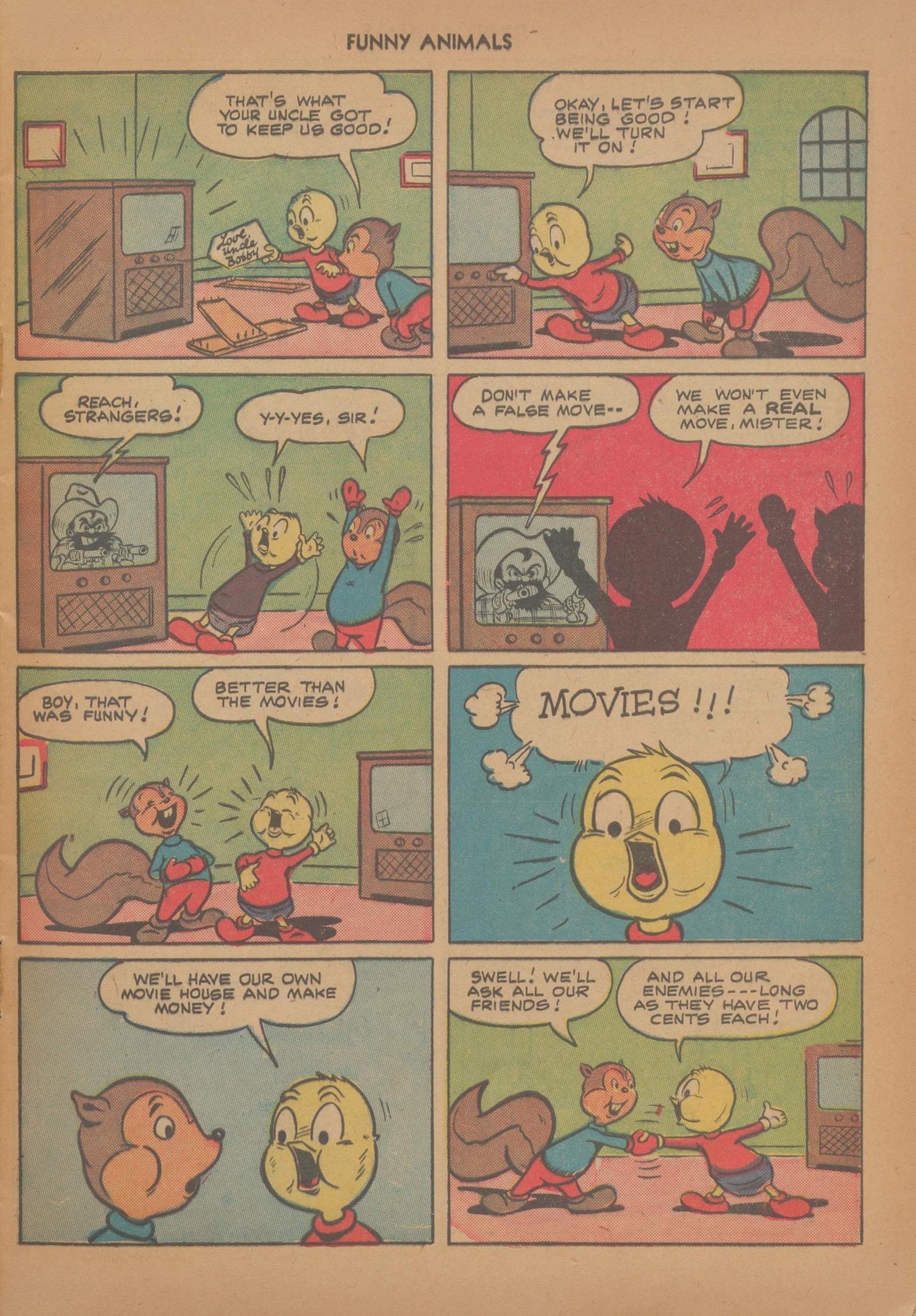 Read online Fawcett's Funny Animals comic -  Issue #70 - 9