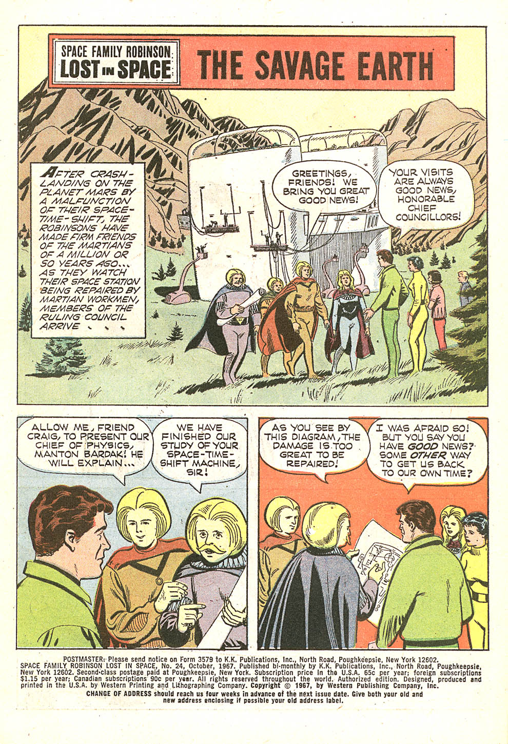 Read online Space Family Robinson comic -  Issue #24 - 3