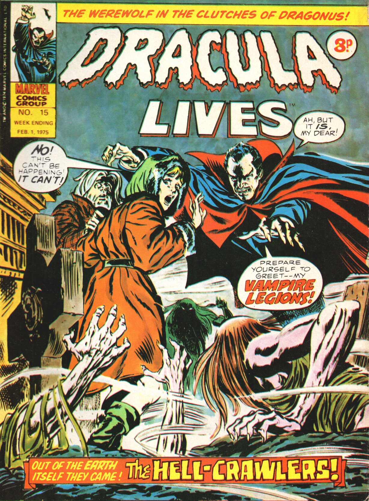 Read online Dracula Lives (1974) comic -  Issue #15 - 1