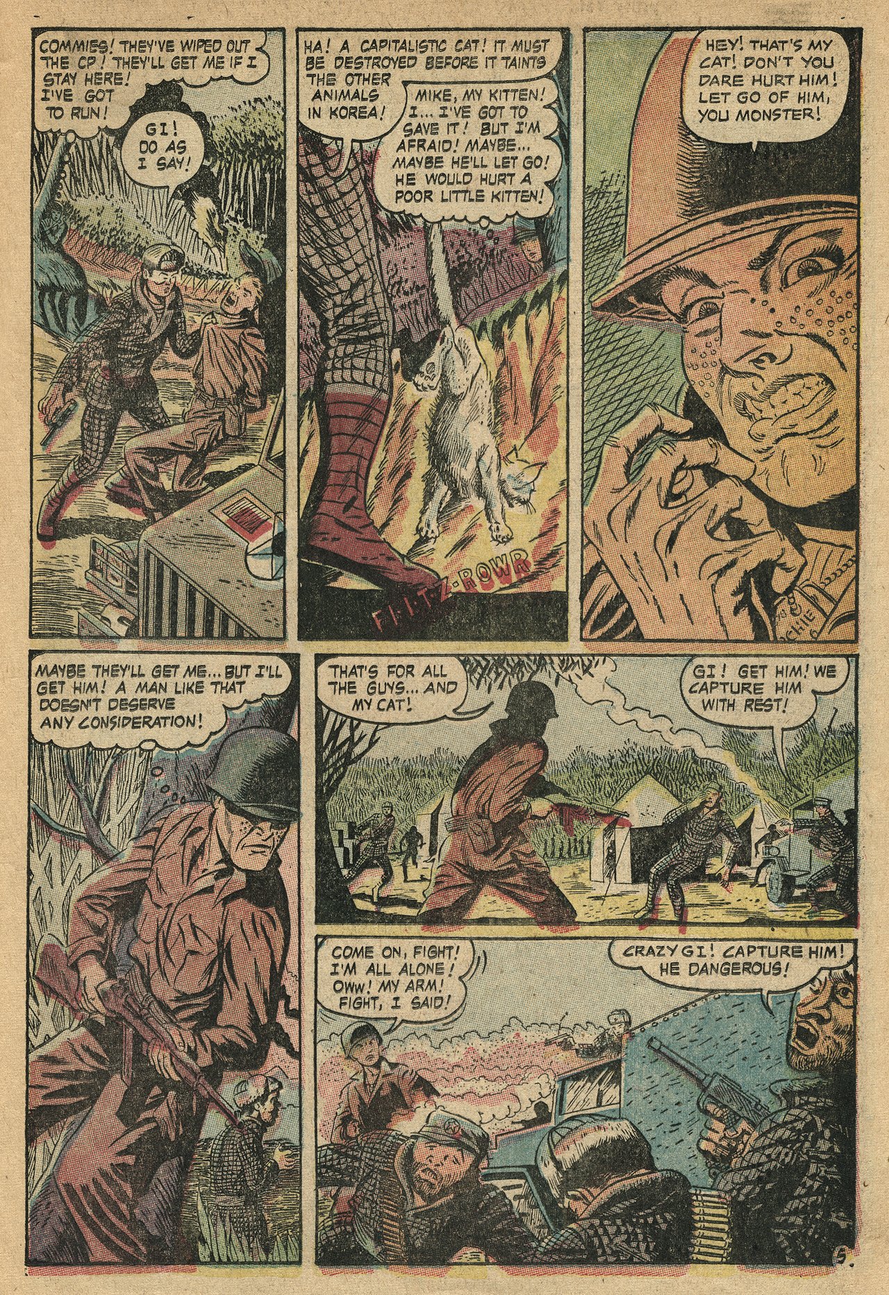 Read online Men in Action (1957) comic -  Issue #4 - 25
