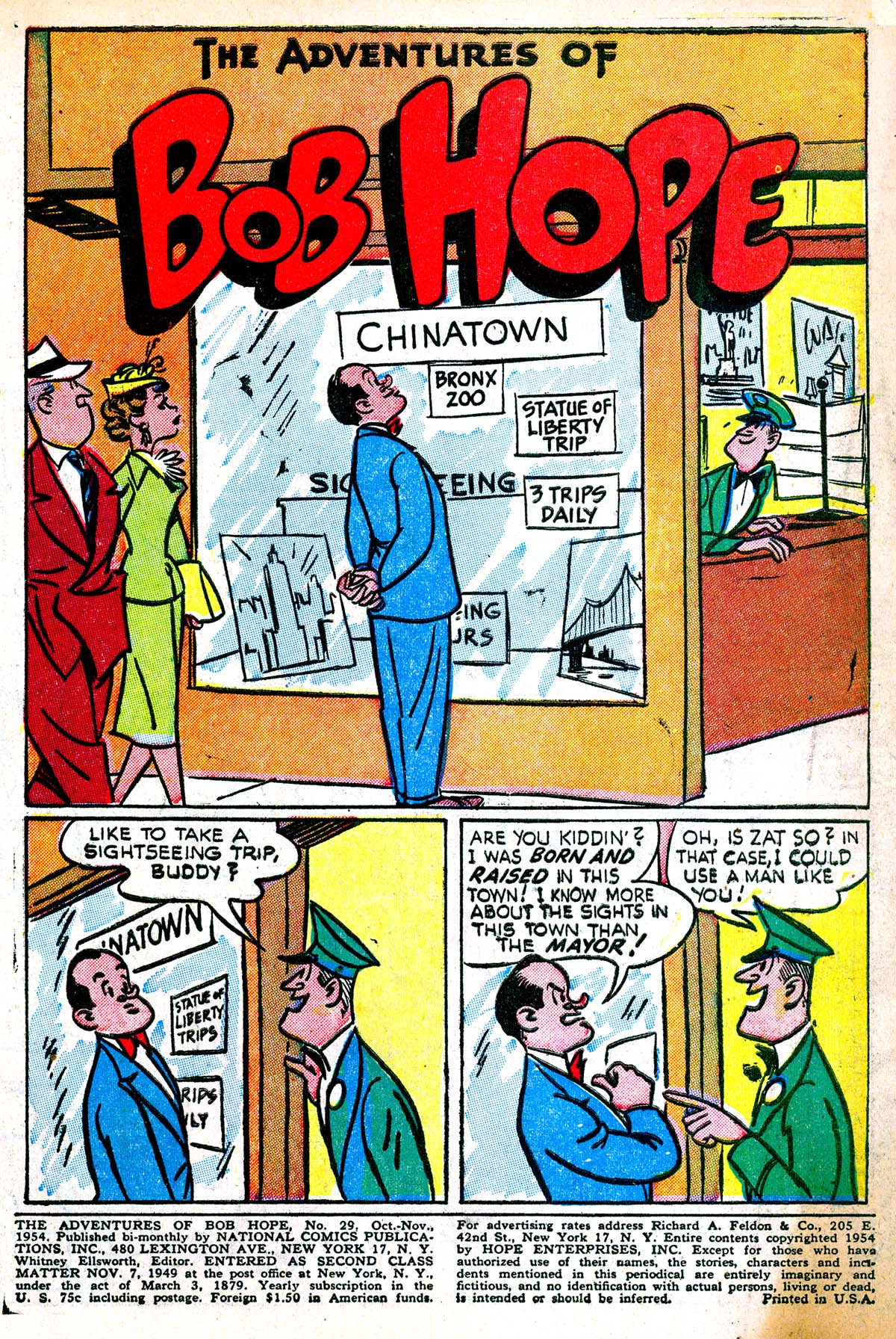 Read online The Adventures of Bob Hope comic -  Issue #29 - 3