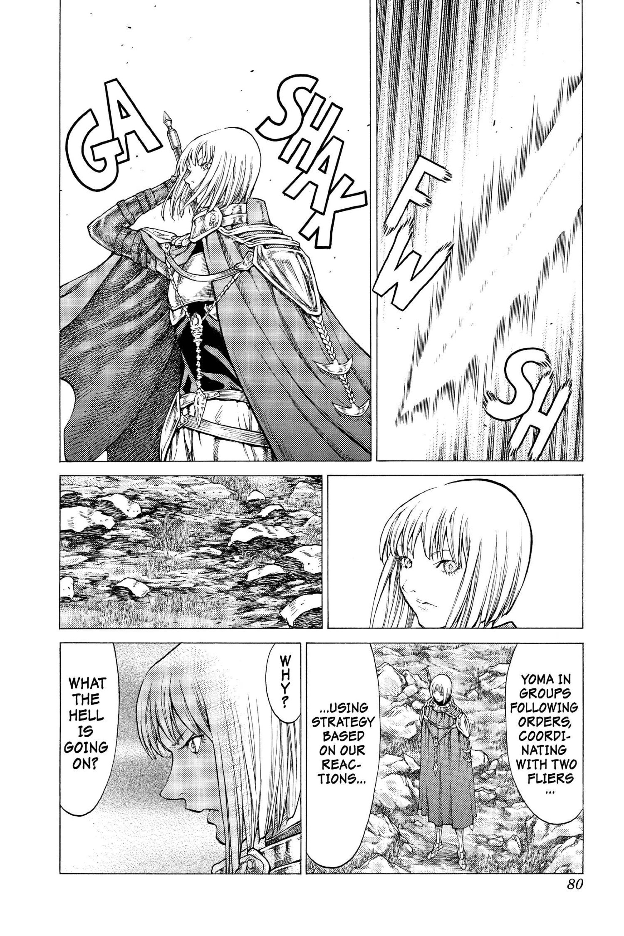 Read online Claymore comic -  Issue #8 - 75