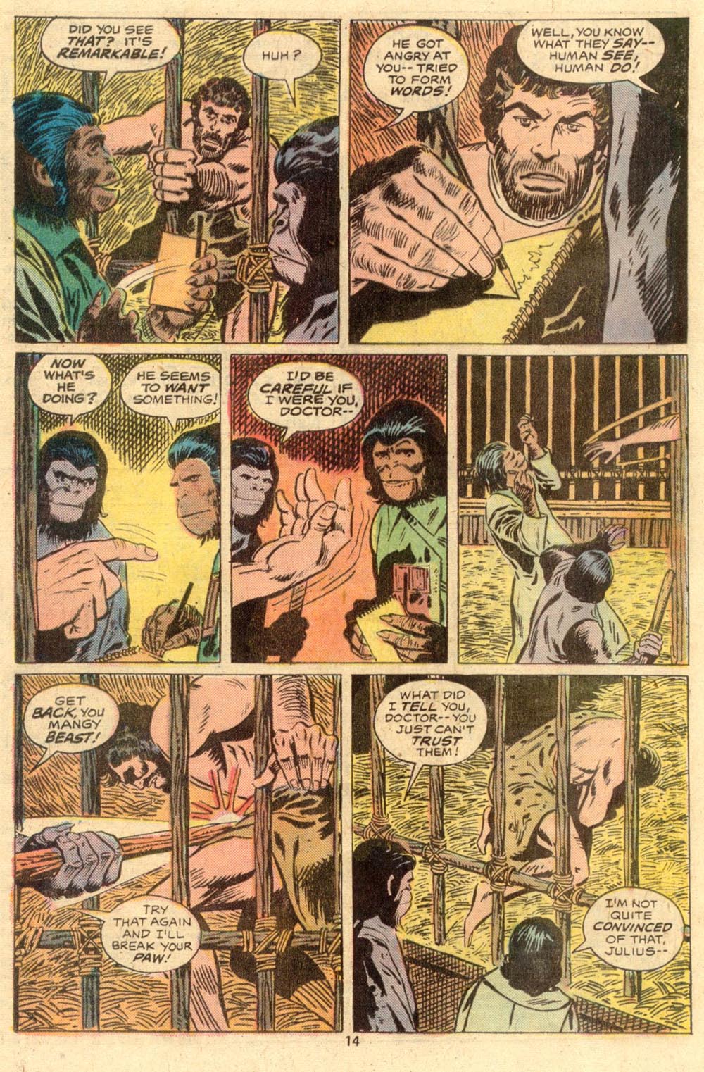 Read online Adventures on the Planet of the Apes comic -  Issue #2 - 9