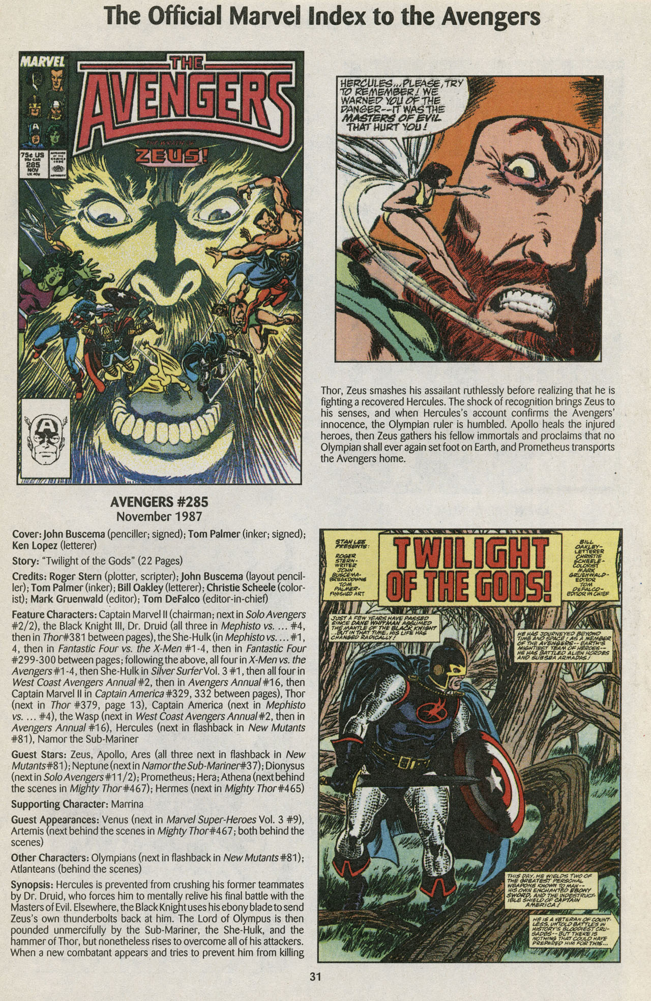 Read online The Official Marvel Index to the Avengers comic -  Issue #5 - 33