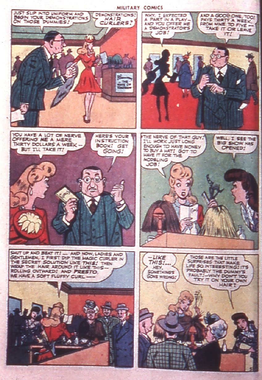 Read online Military Comics comic -  Issue #39 - 22