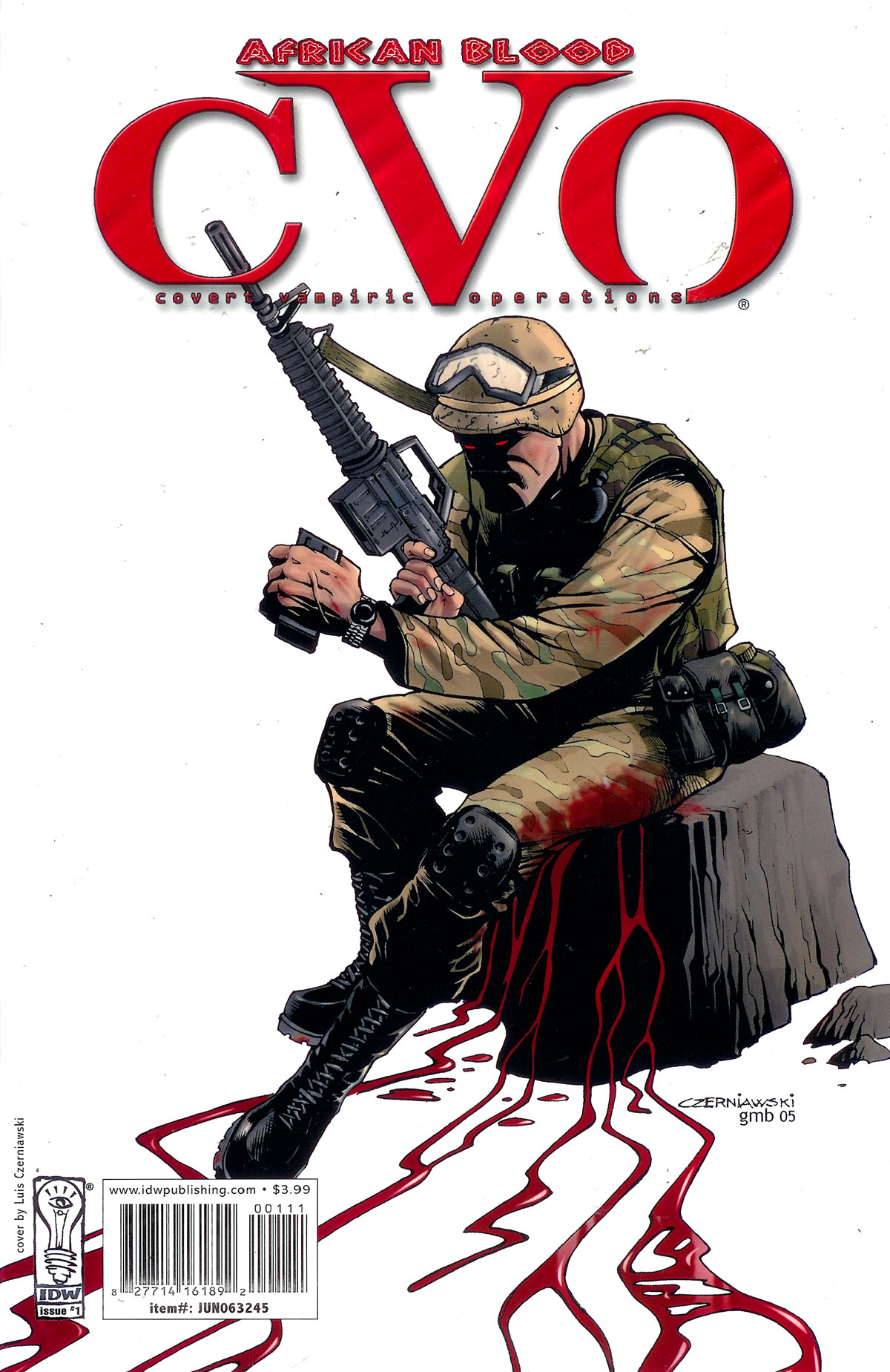 Read online CVO: Covert Vampiric Operations - African Blood comic -  Issue #1 - 1