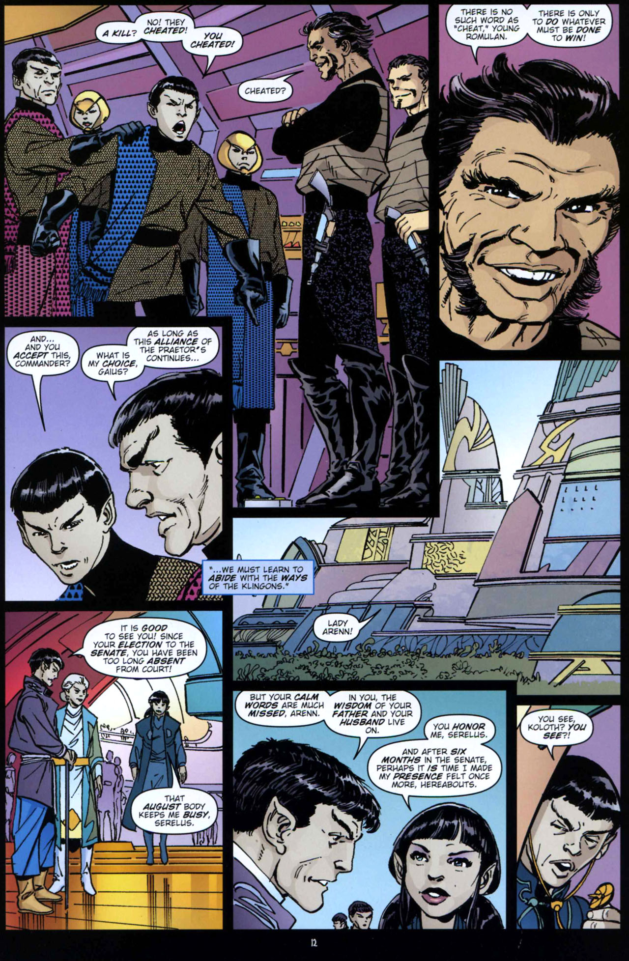 Read online Star Trek: Romulans - The Hollow Crown comic -  Issue #1 - 13