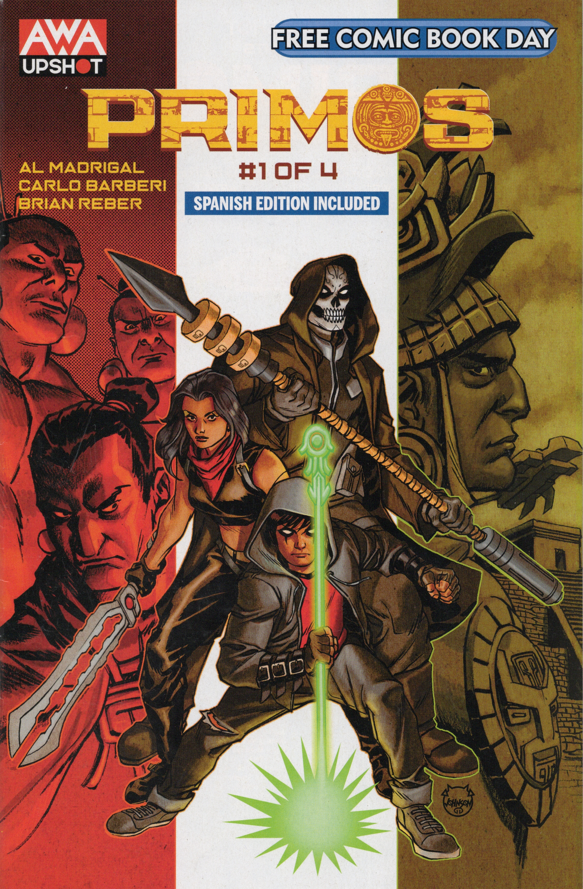 Read online Free Comic Book Day 2022 comic -  Issue # AWA Upshot Primos - 1