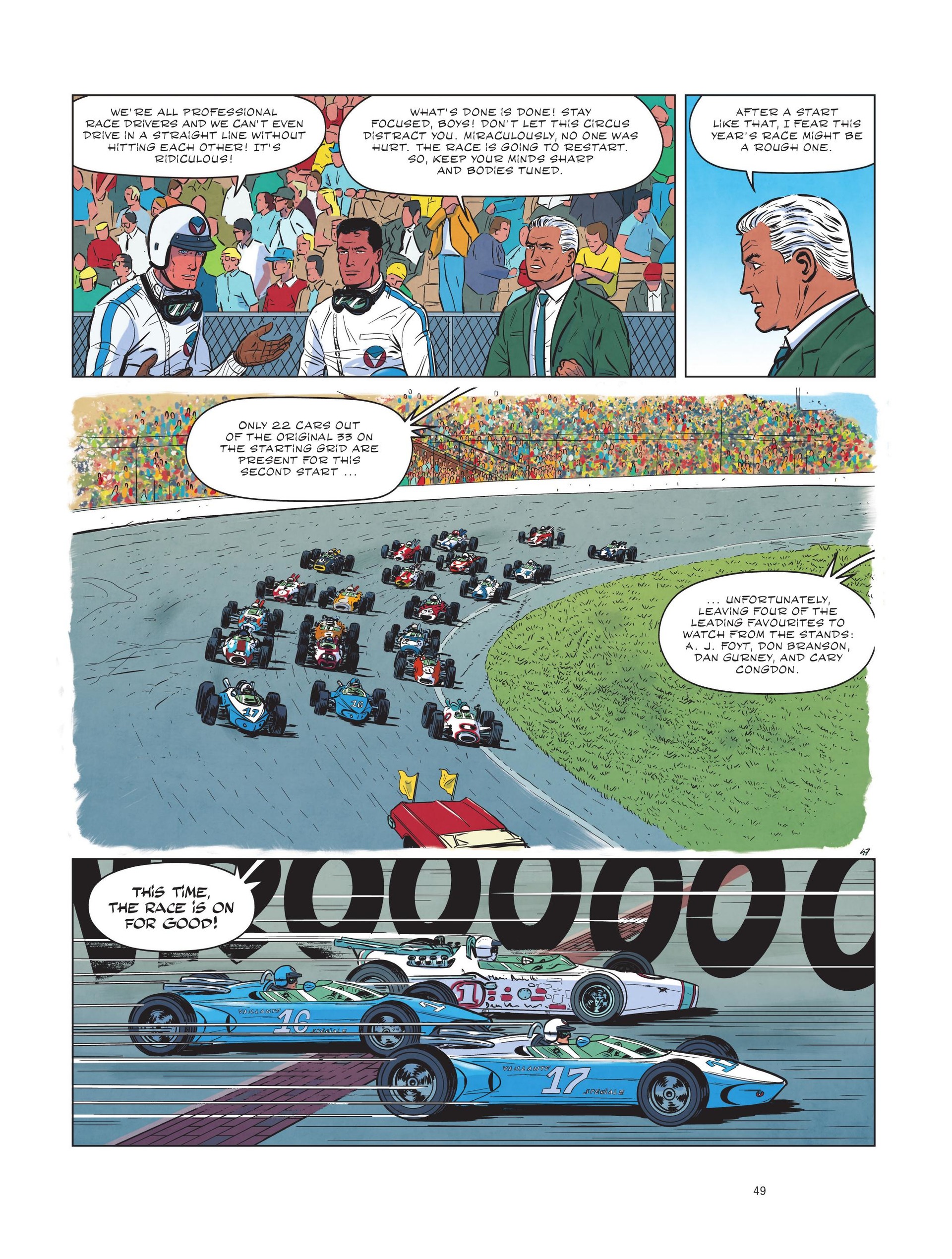 Read online Michel Vaillant: Legendary Races: In the Hell of Indianapolis comic -  Issue # Full - 50