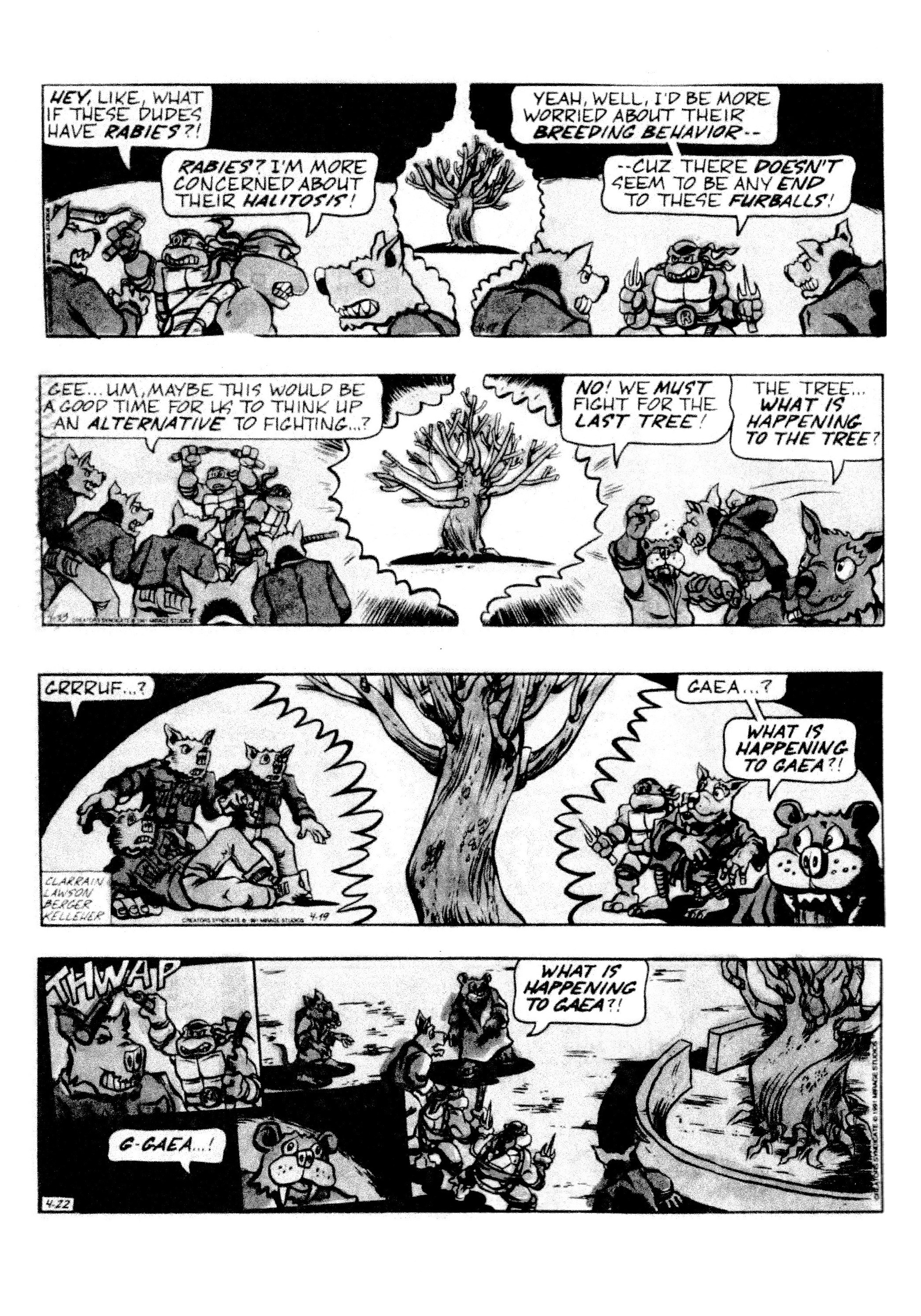 Read online Teenage Mutant Ninja Turtles: Complete Newspaper Daily Comic Strip Collection comic -  Issue # TPB 2 (Part 1) - 36
