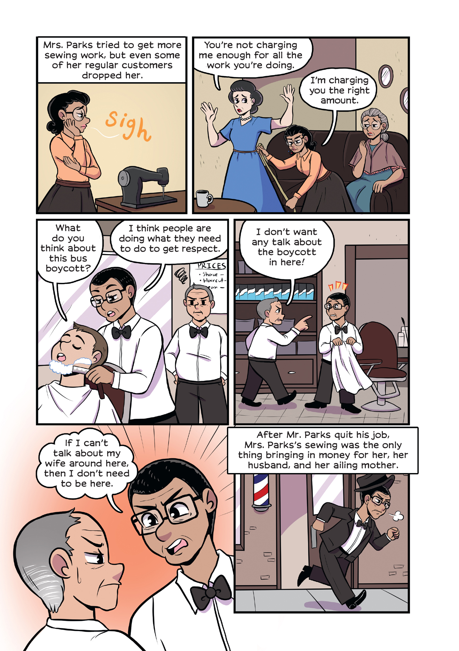 Read online History Comics comic -  Issue # Rosa Parks & Claudette Colvin - Civil Rights Heroes - 99
