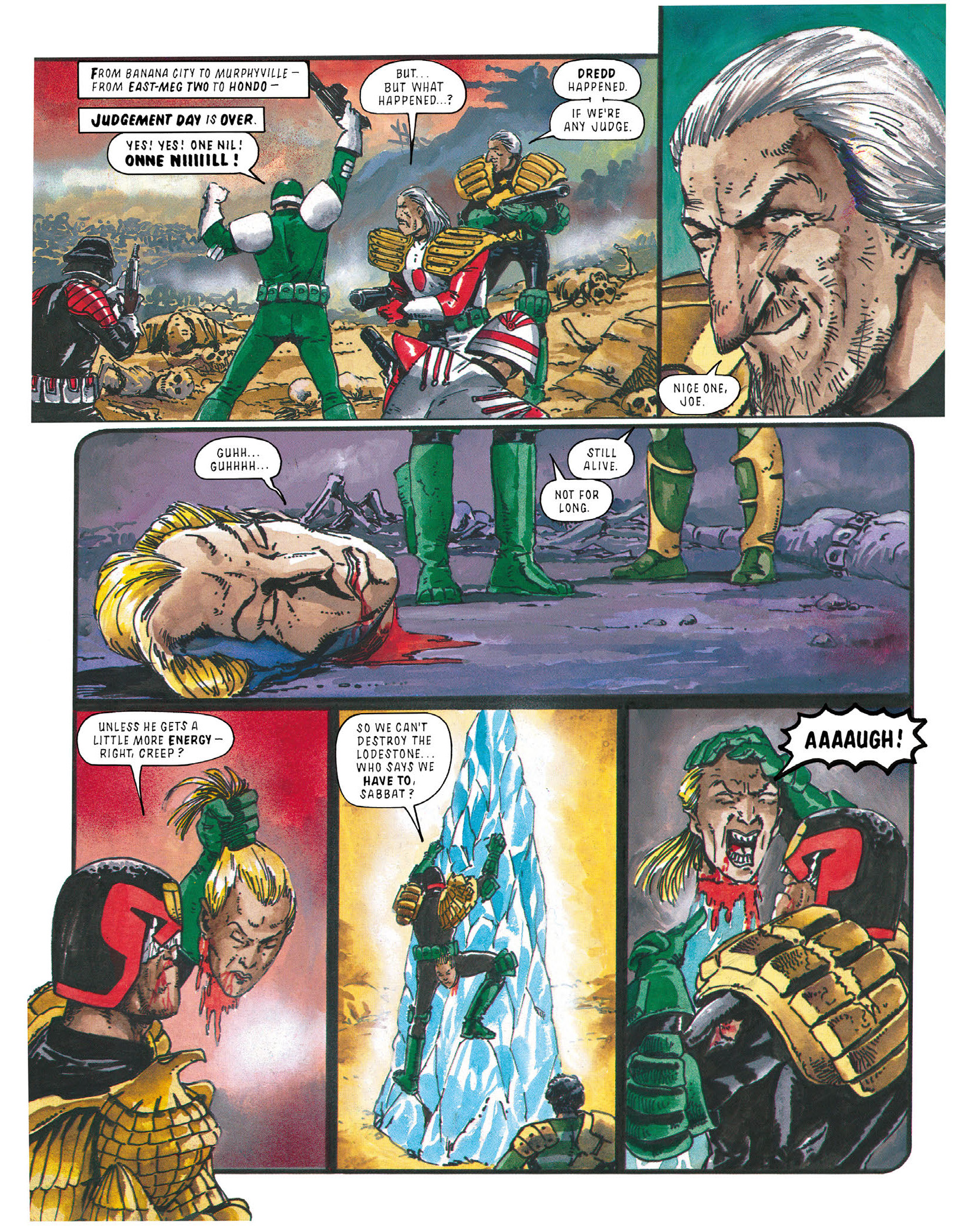 Read online Essential Judge Dredd: Judgement Day comic -  Issue # TPB - 152