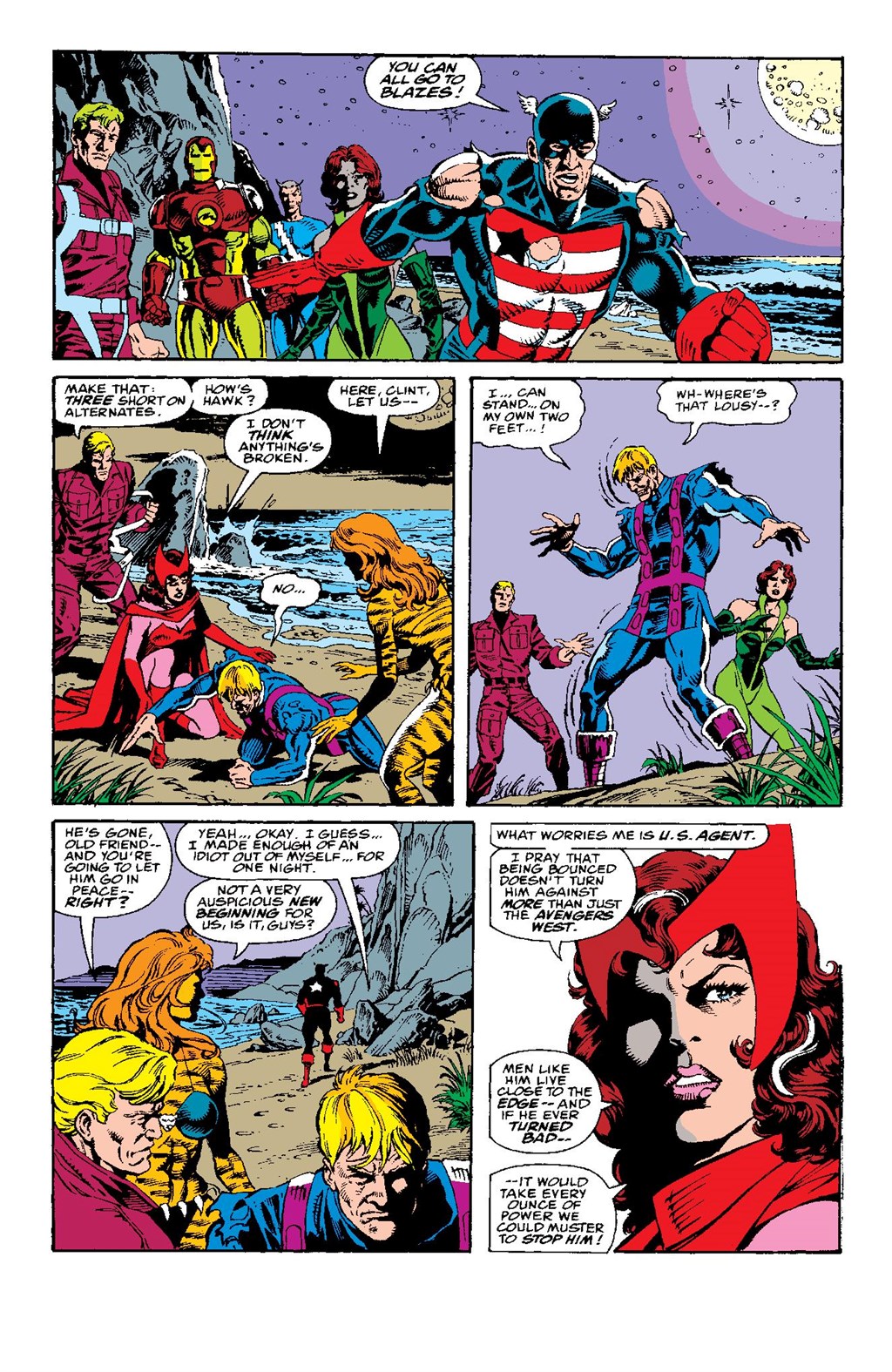 Read online Avengers West Coast Epic Collection: How The West Was Won comic -  Issue #Avengers West Coast Epic Collection California Screaming (Part 2) - 16