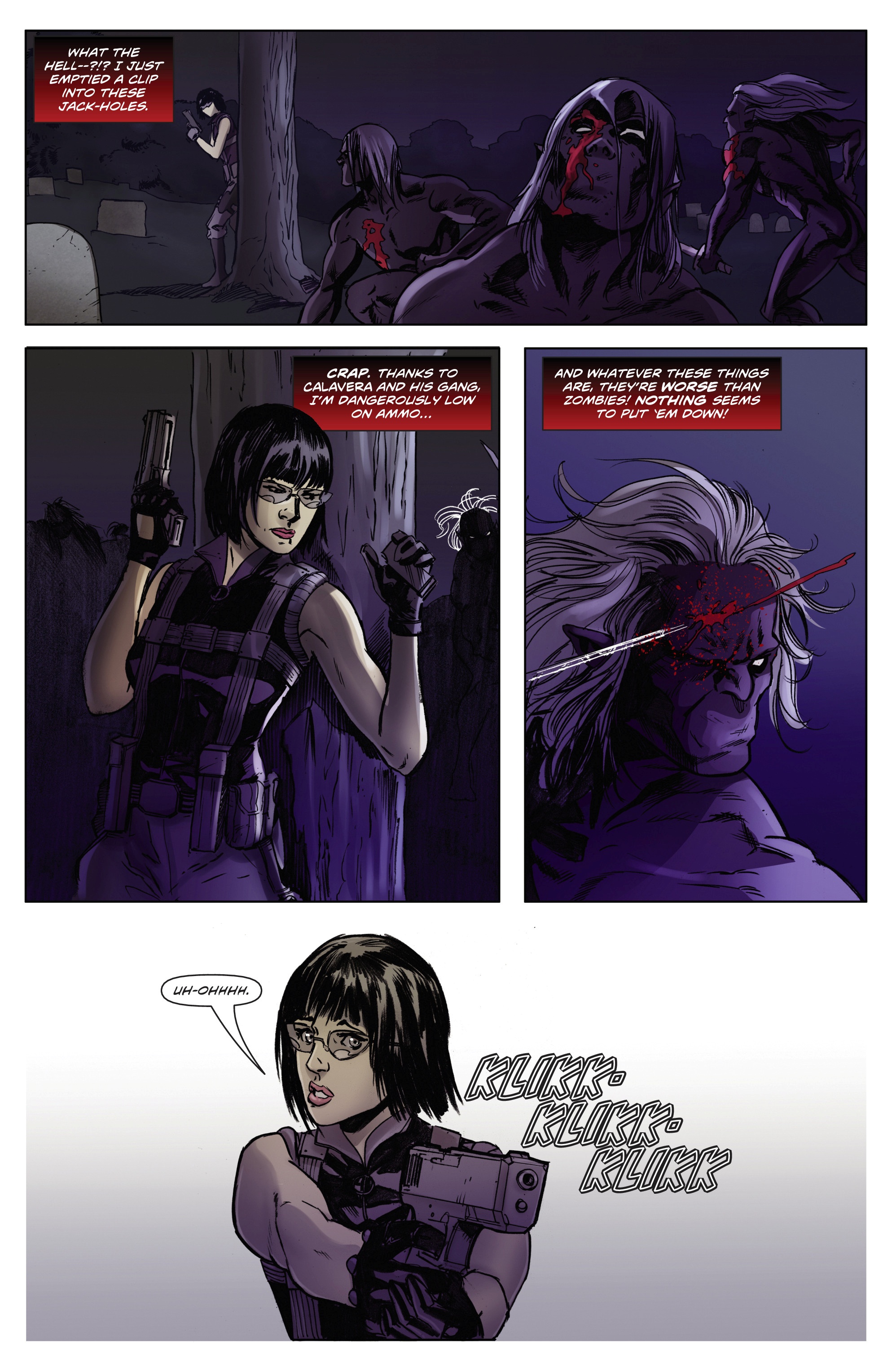 Read online Swords of Sorrow: Vampirella & Jennifer Blood comic -  Issue #4 - 10