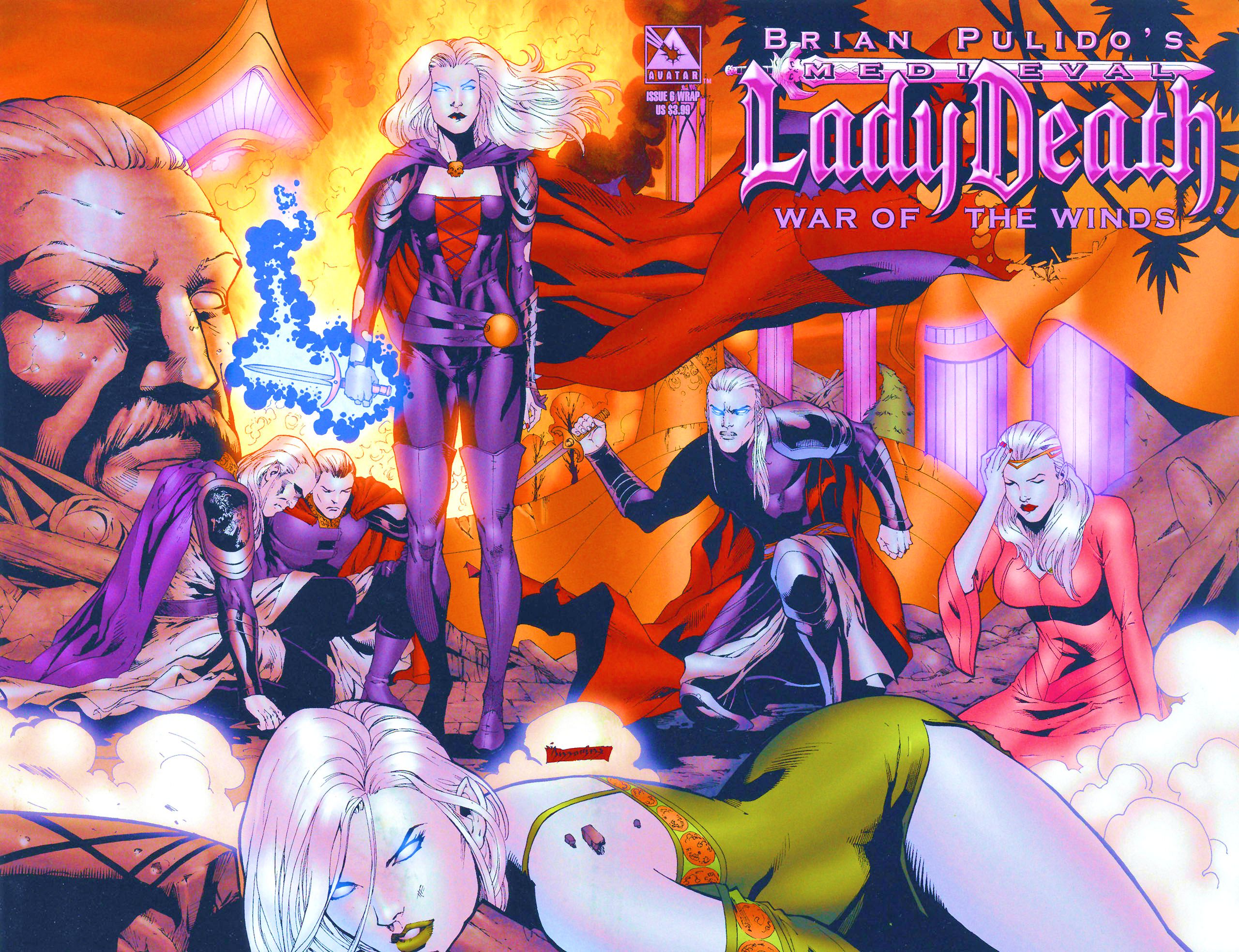 Read online Brian Pulido's Medieval Lady Death:  War of the Winds comic -  Issue #6 - 4