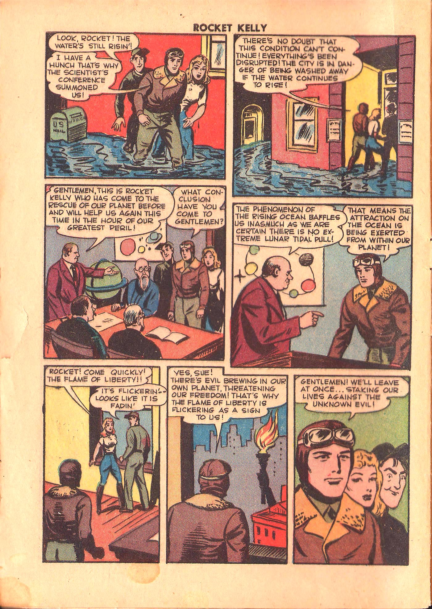 Read online Rocket Kelly (1944) comic -  Issue # Full - 4