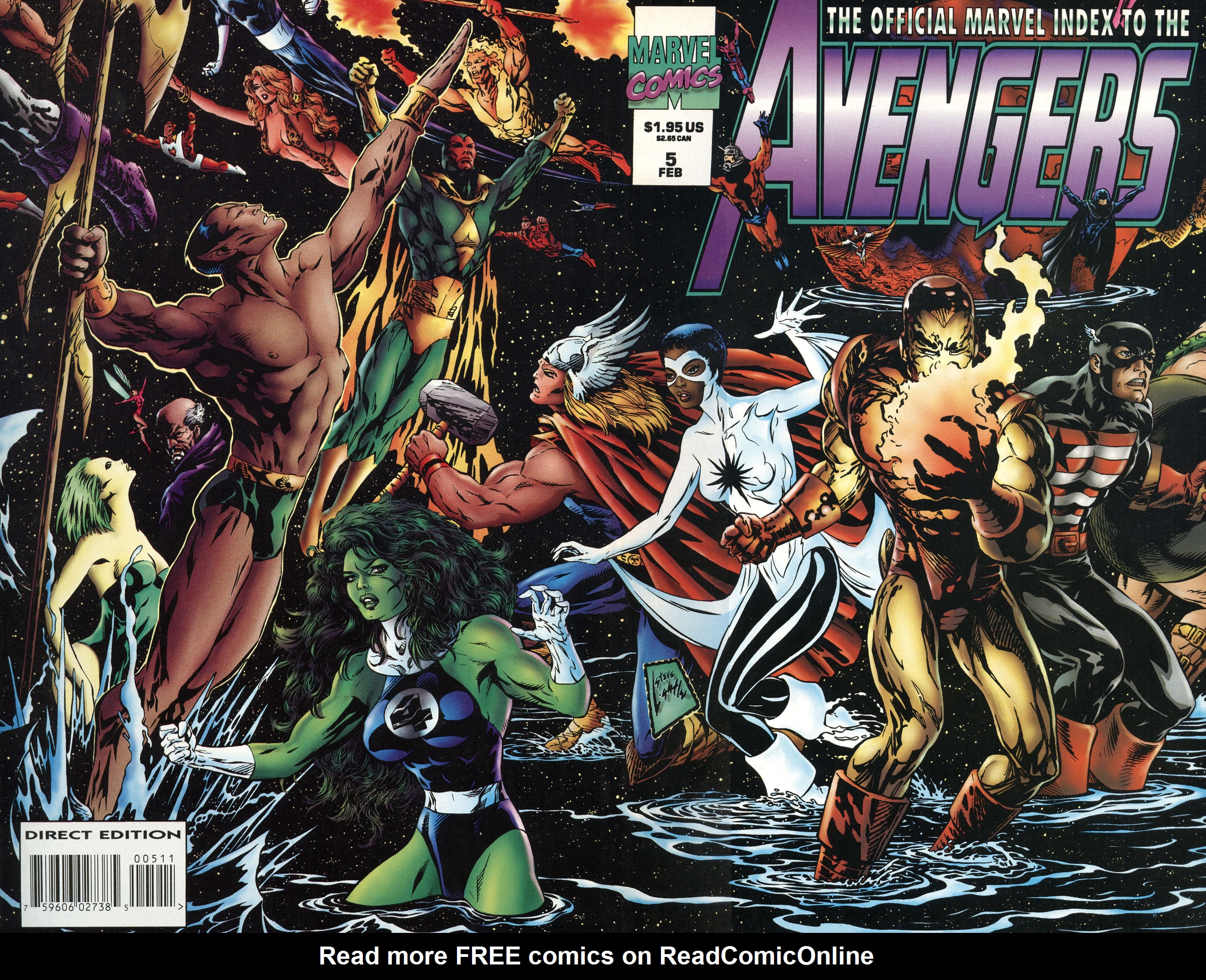 Read online The Official Marvel Index to the Avengers comic -  Issue #5 - 1