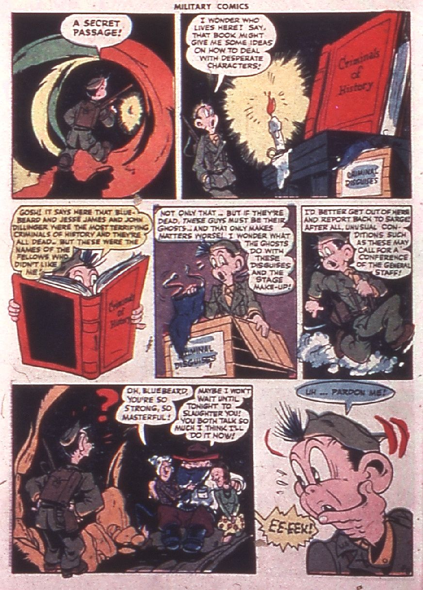 Read online Military Comics comic -  Issue #39 - 38