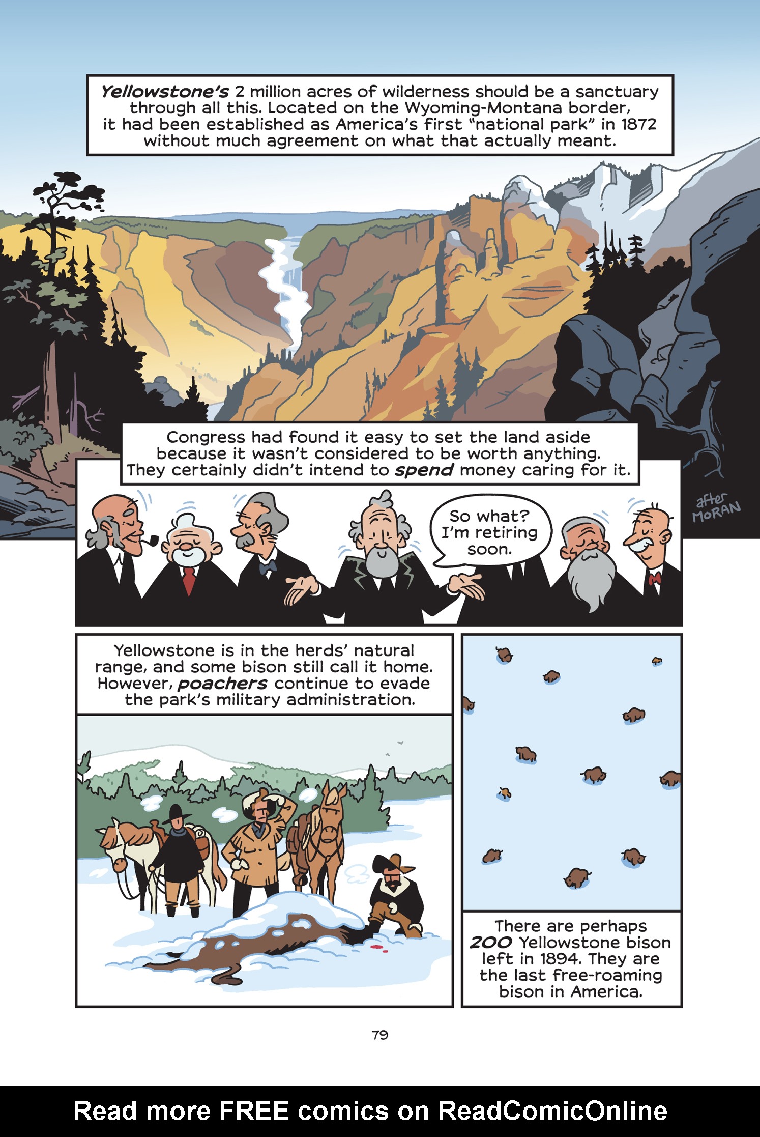 Read online History Comics comic -  Issue # The American Bison - The Buffalos Survival Tale - 85