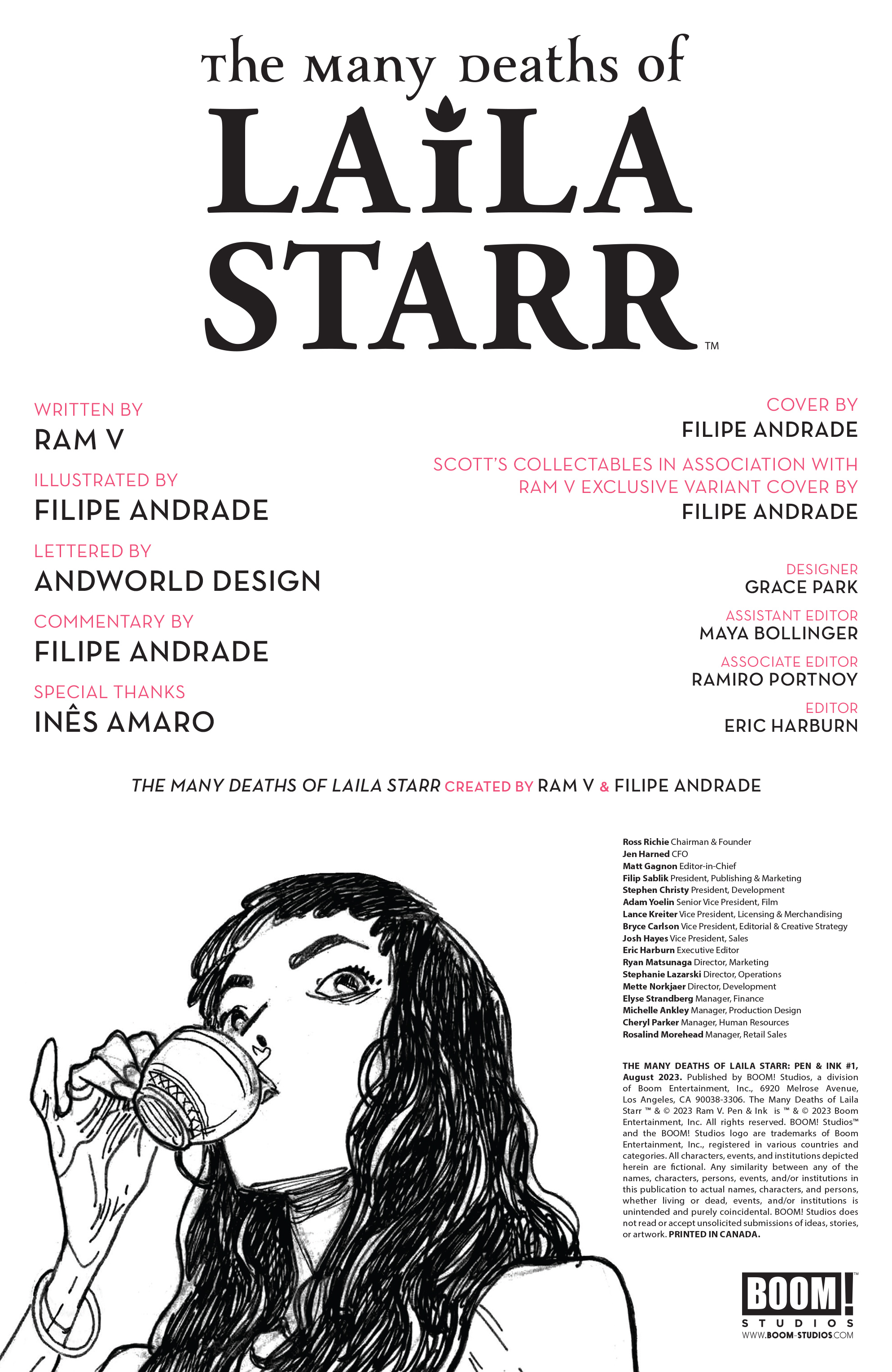 Read online The Many Deaths of Laila Starr – Pen & Ink comic -  Issue #1 - 26