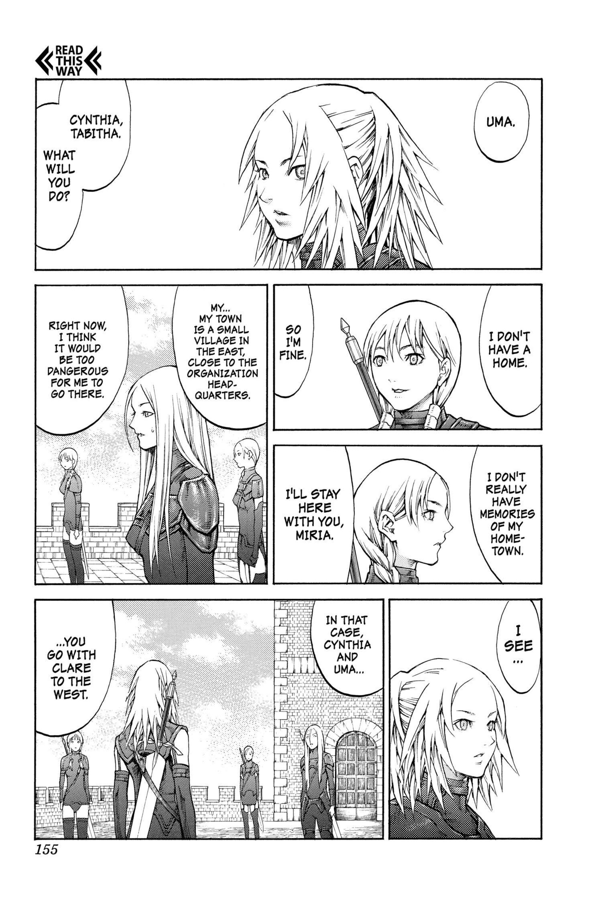 Read online Claymore comic -  Issue #15 - 139