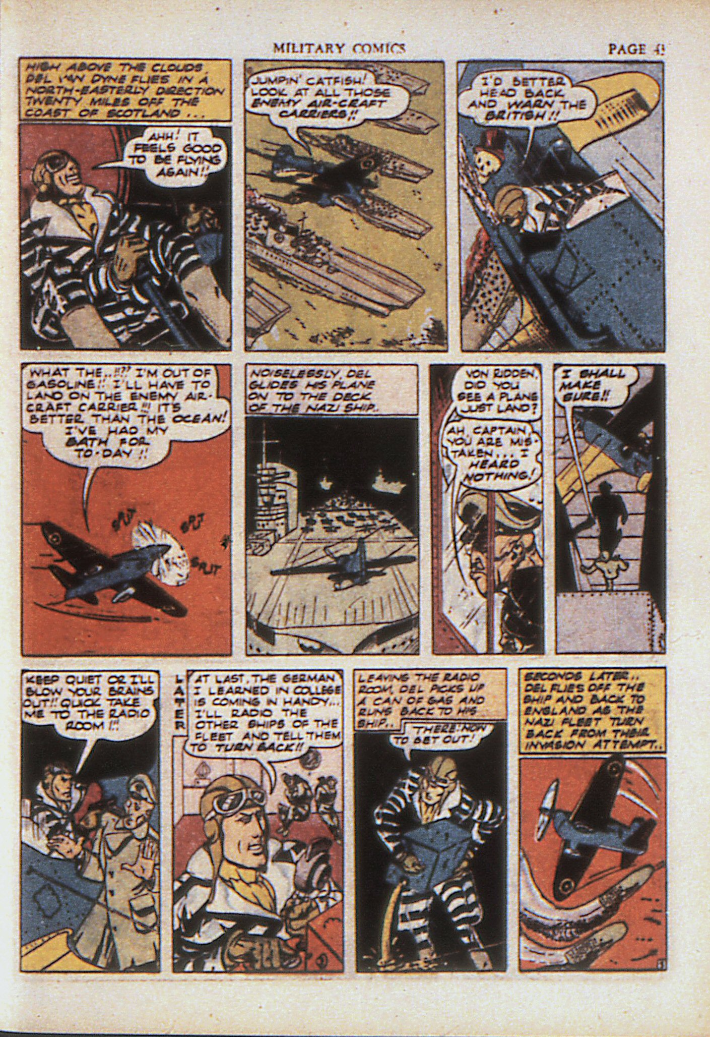 Read online Military Comics comic -  Issue #4 - 45