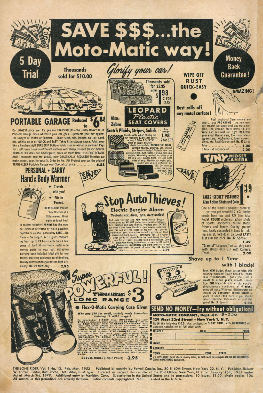 Read online The Lone Rider comic -  Issue #12 - 2