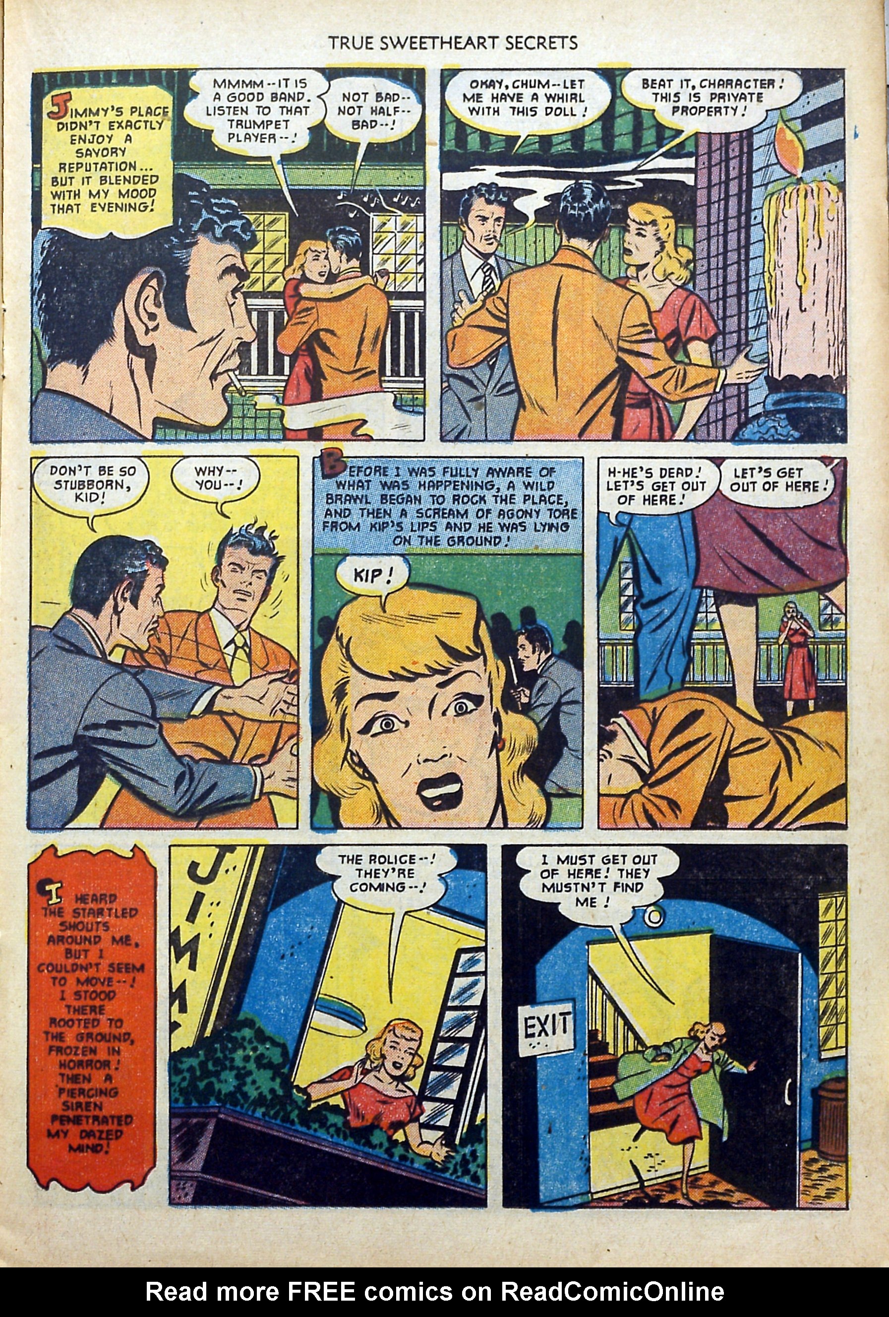 Read online True Sweetheart Secrets comic -  Issue #5 - 17