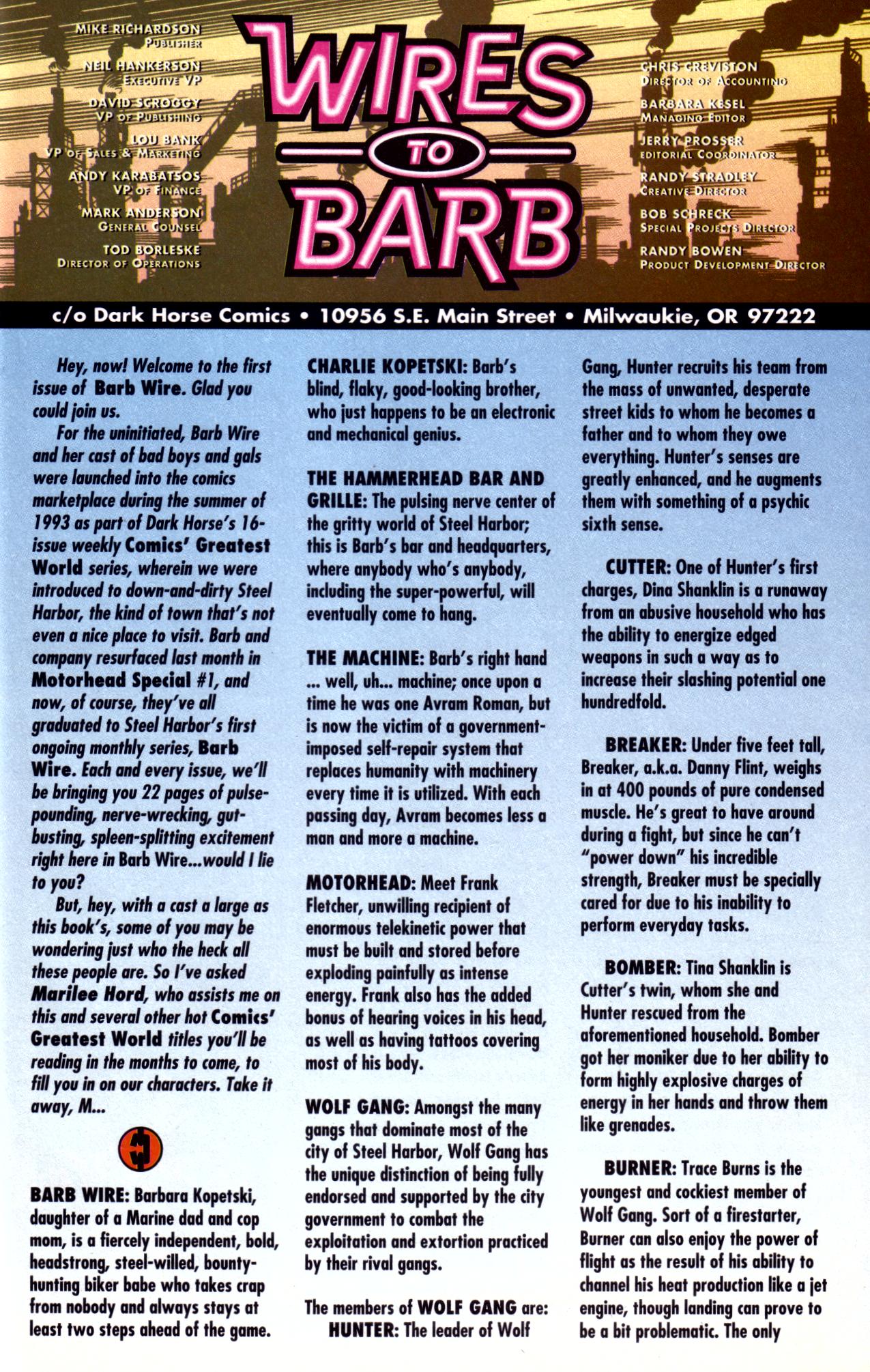 Read online Barb Wire (1994) comic -  Issue #1 - 23
