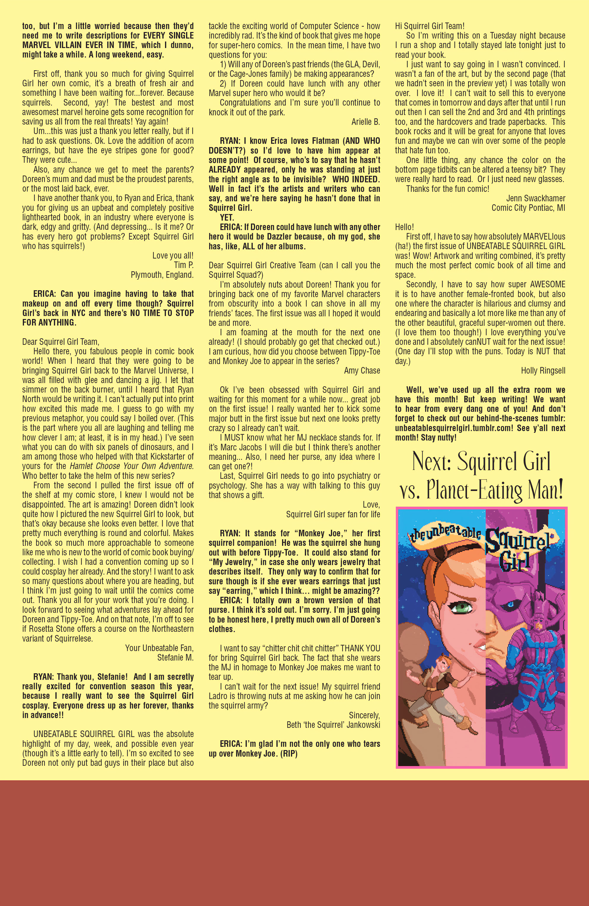 Read online The Unbeatable Squirrel Girl Omnibus comic -  Issue # TPB (Part 1) - 75
