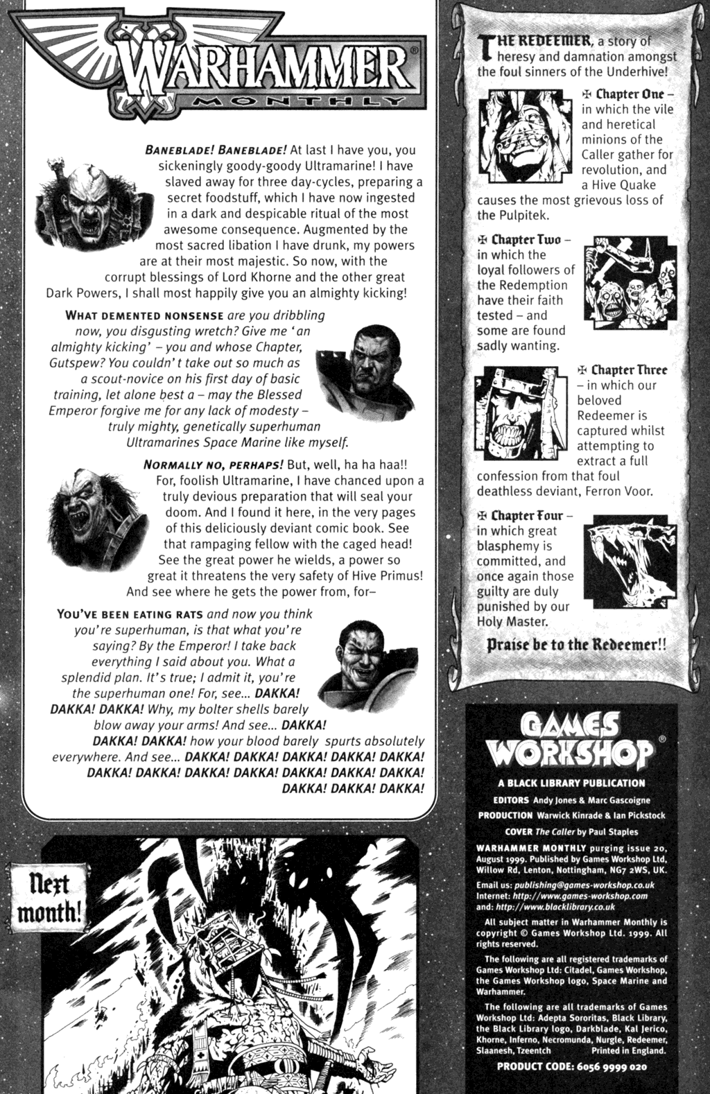 Read online Warhammer Monthly comic -  Issue #20 - 2