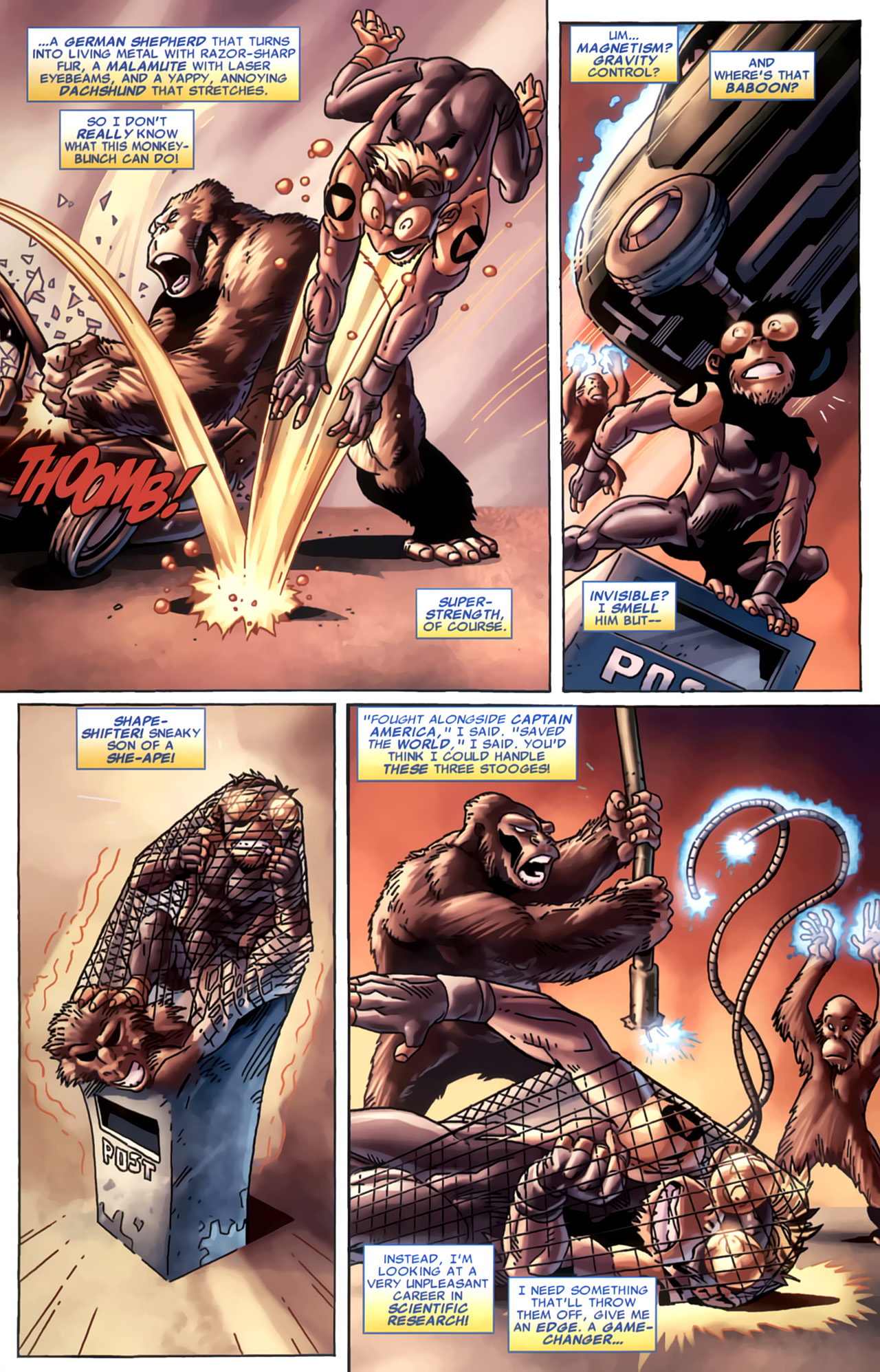 Read online Marvel Apes: Speedball Special comic -  Issue # Full - 21