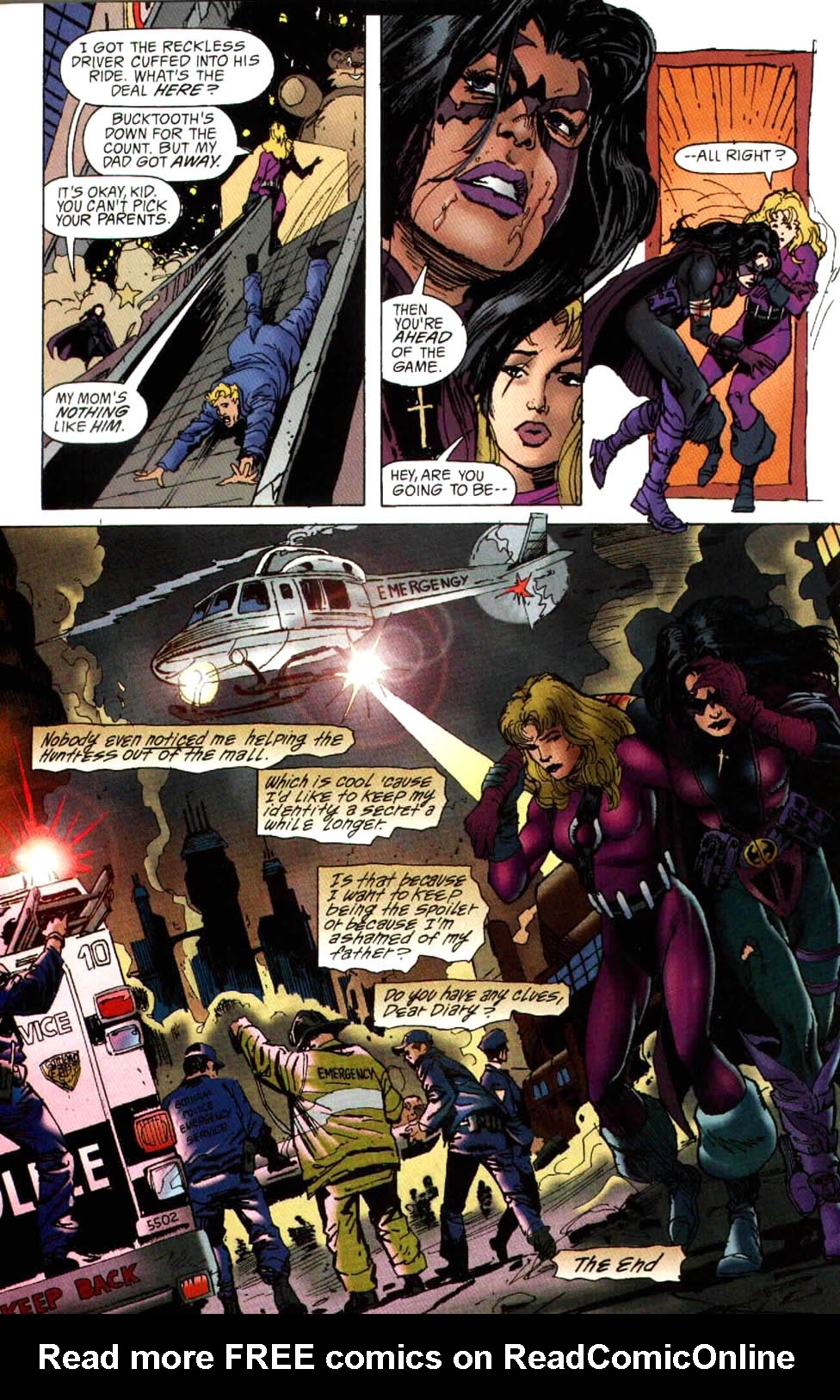 Read online Batman: Spoiler/Huntress: Blunt Trauma comic -  Issue # Full - 39