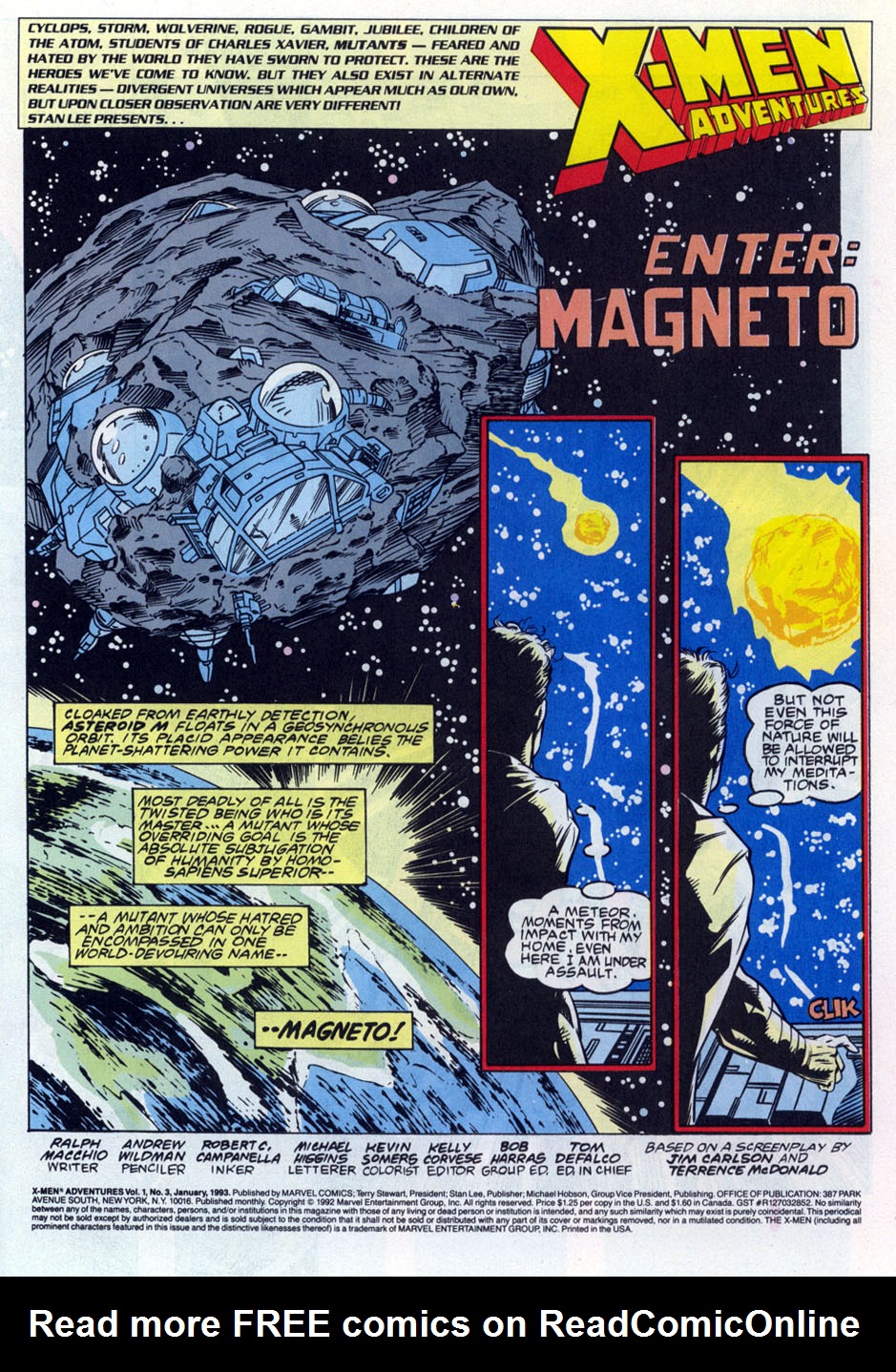 Read online X-Men Adventures (1992) comic -  Issue #3 - 2