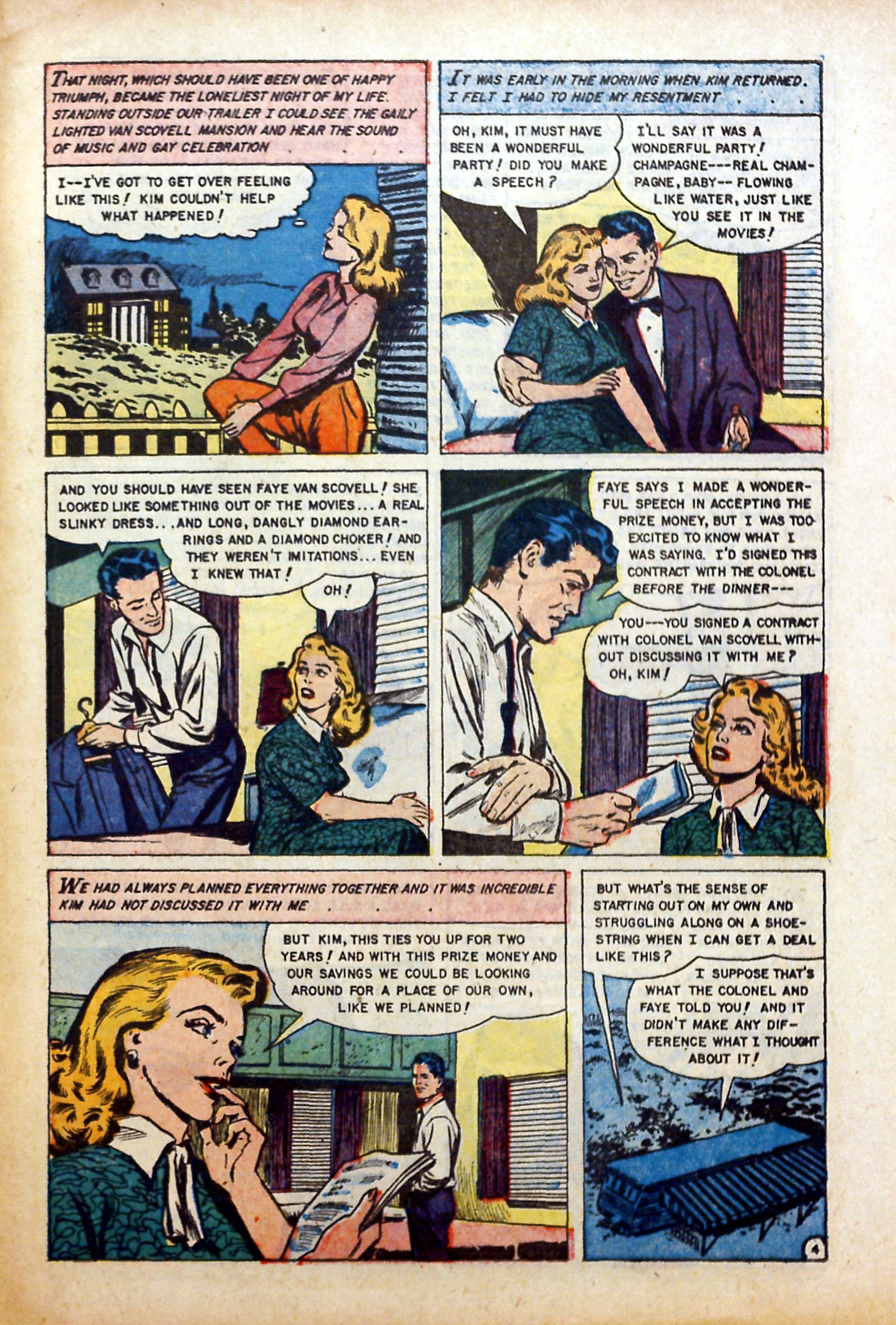 Read online Glamorous Romances comic -  Issue #79 - 21