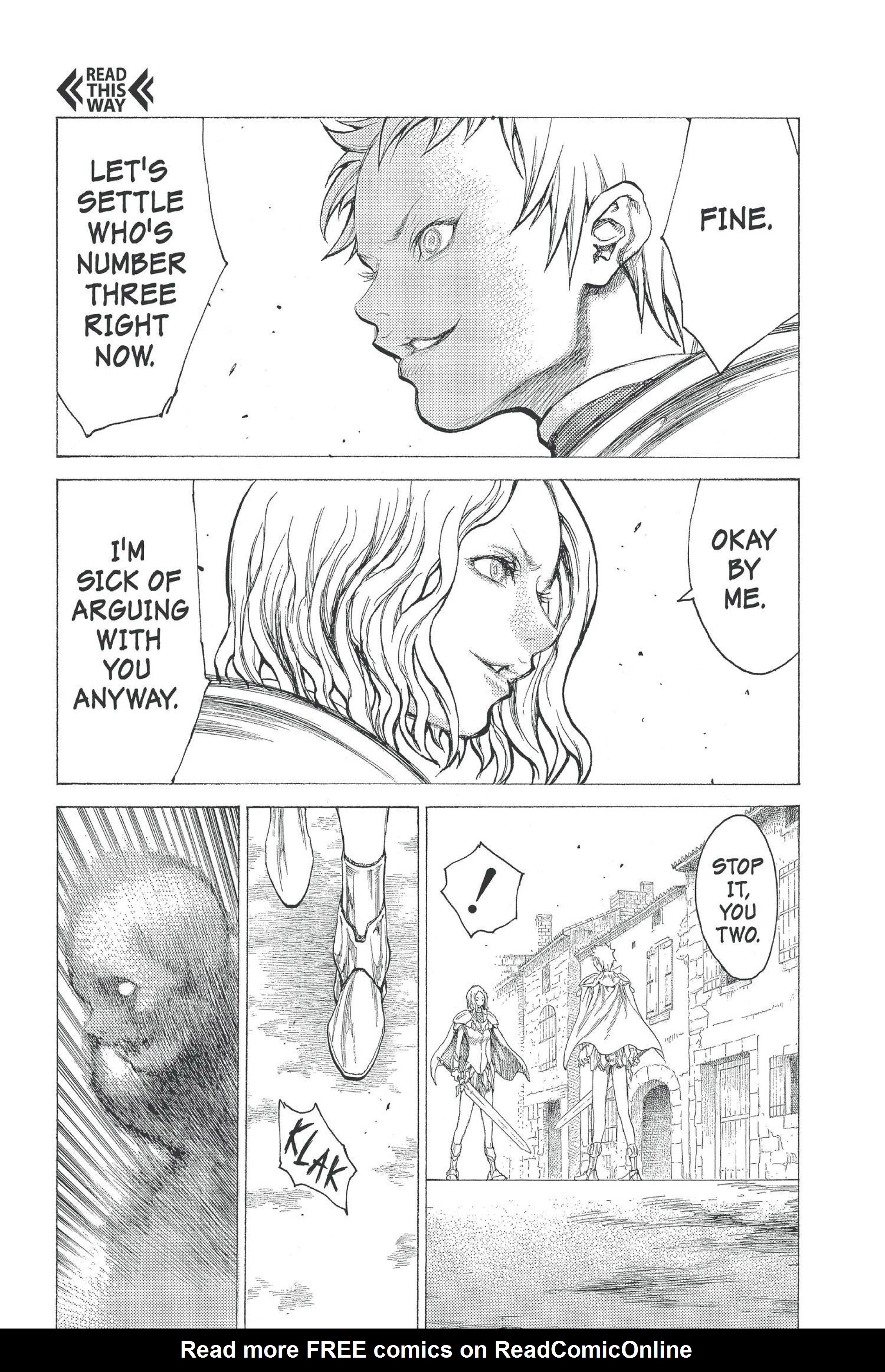 Read online Claymore comic -  Issue #4 - 72