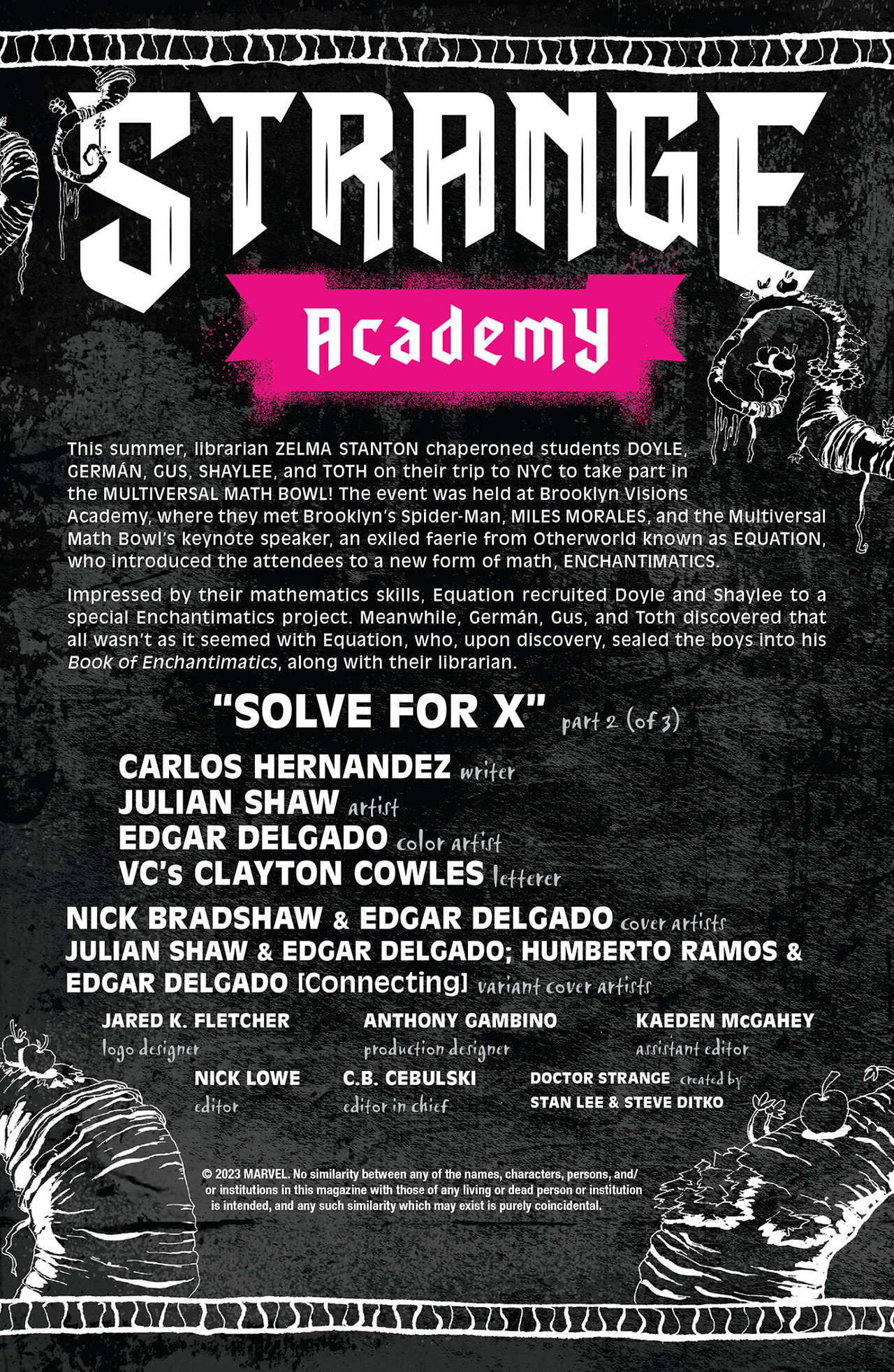 Read online Strange Academy: Moon Knight comic -  Issue #1 - 2