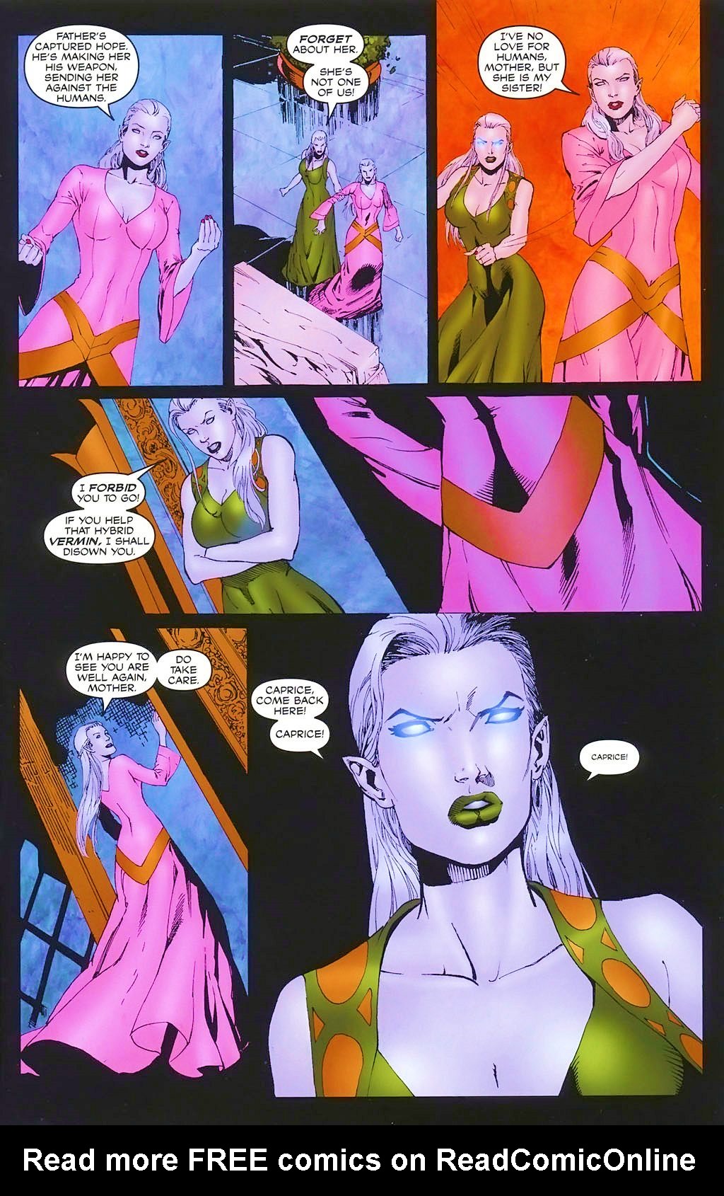 Read online Brian Pulido's Medieval Lady Death:  War of the Winds comic -  Issue #5 - 6