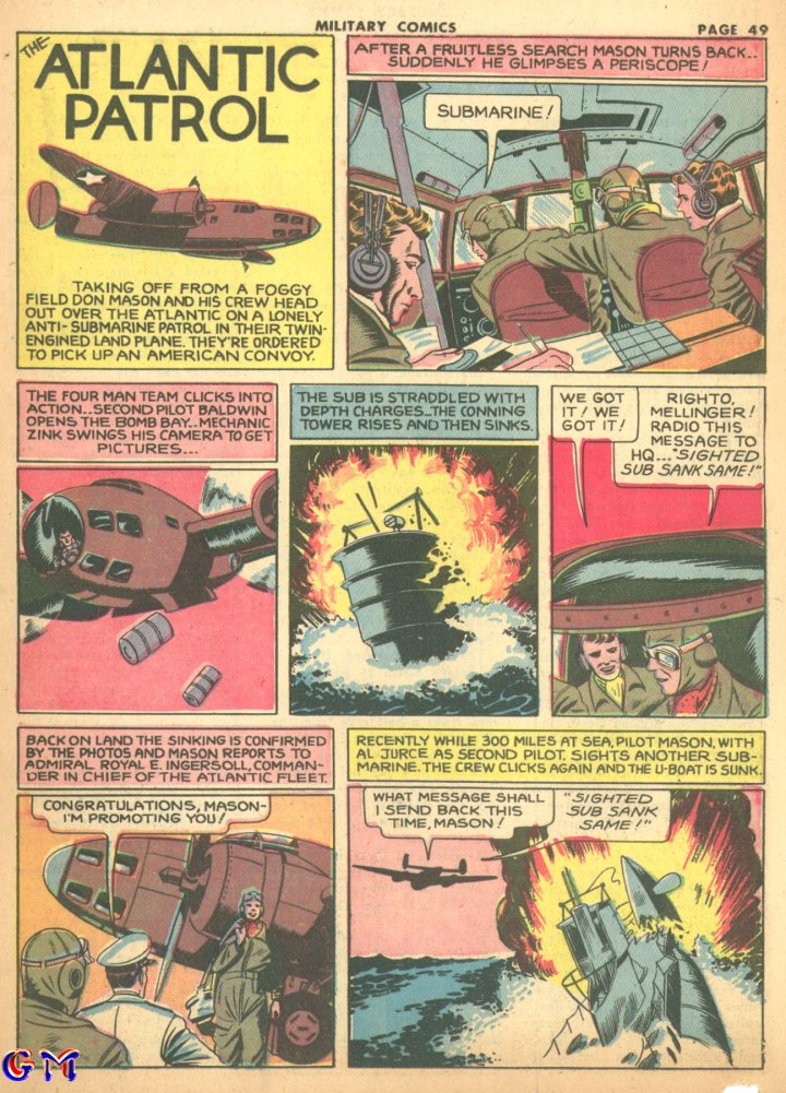 Read online Military Comics comic -  Issue #17 - 51