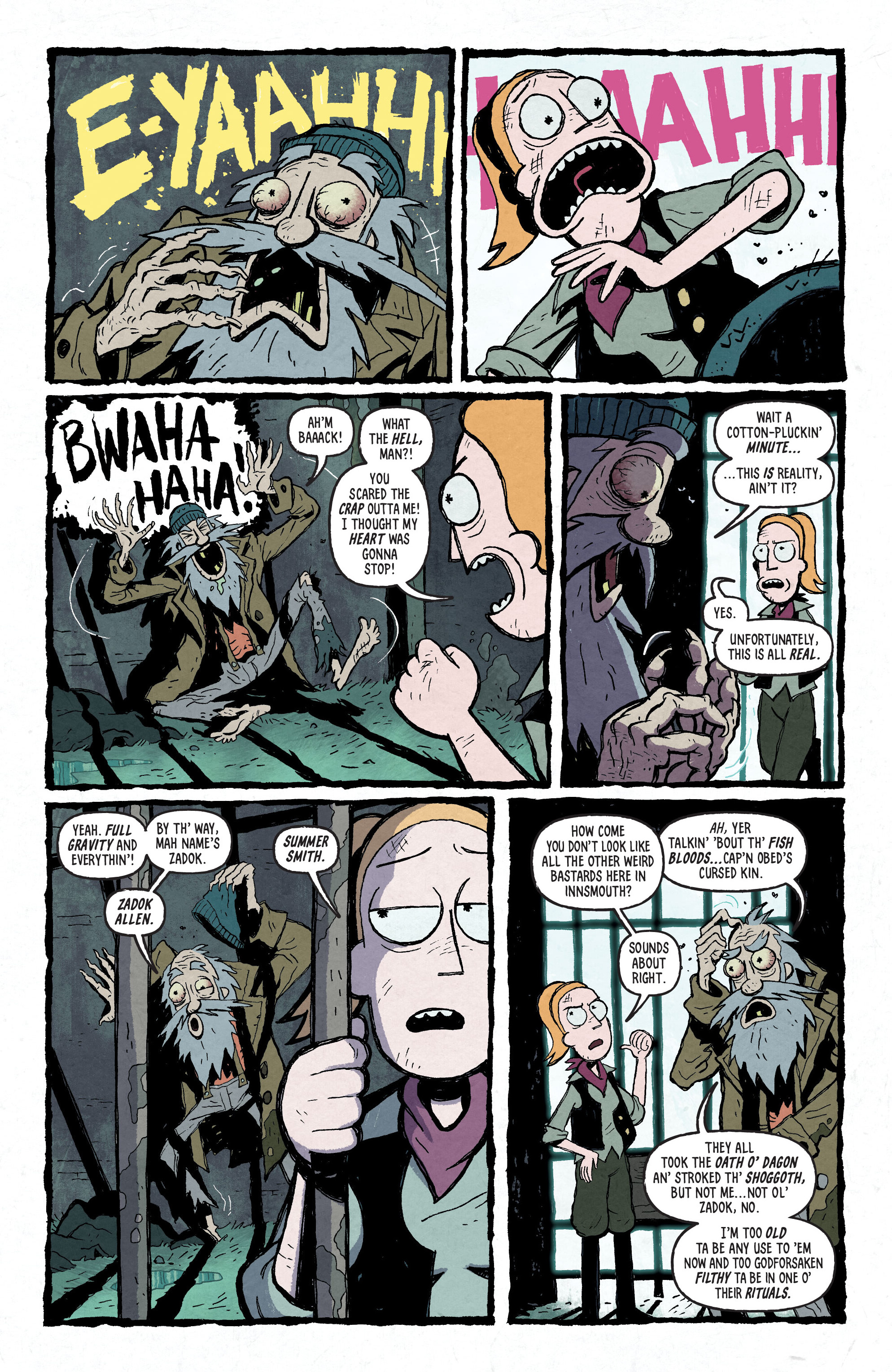 Read online Rick and Morty: vs. Cthulhu comic -  Issue # TPB - 36